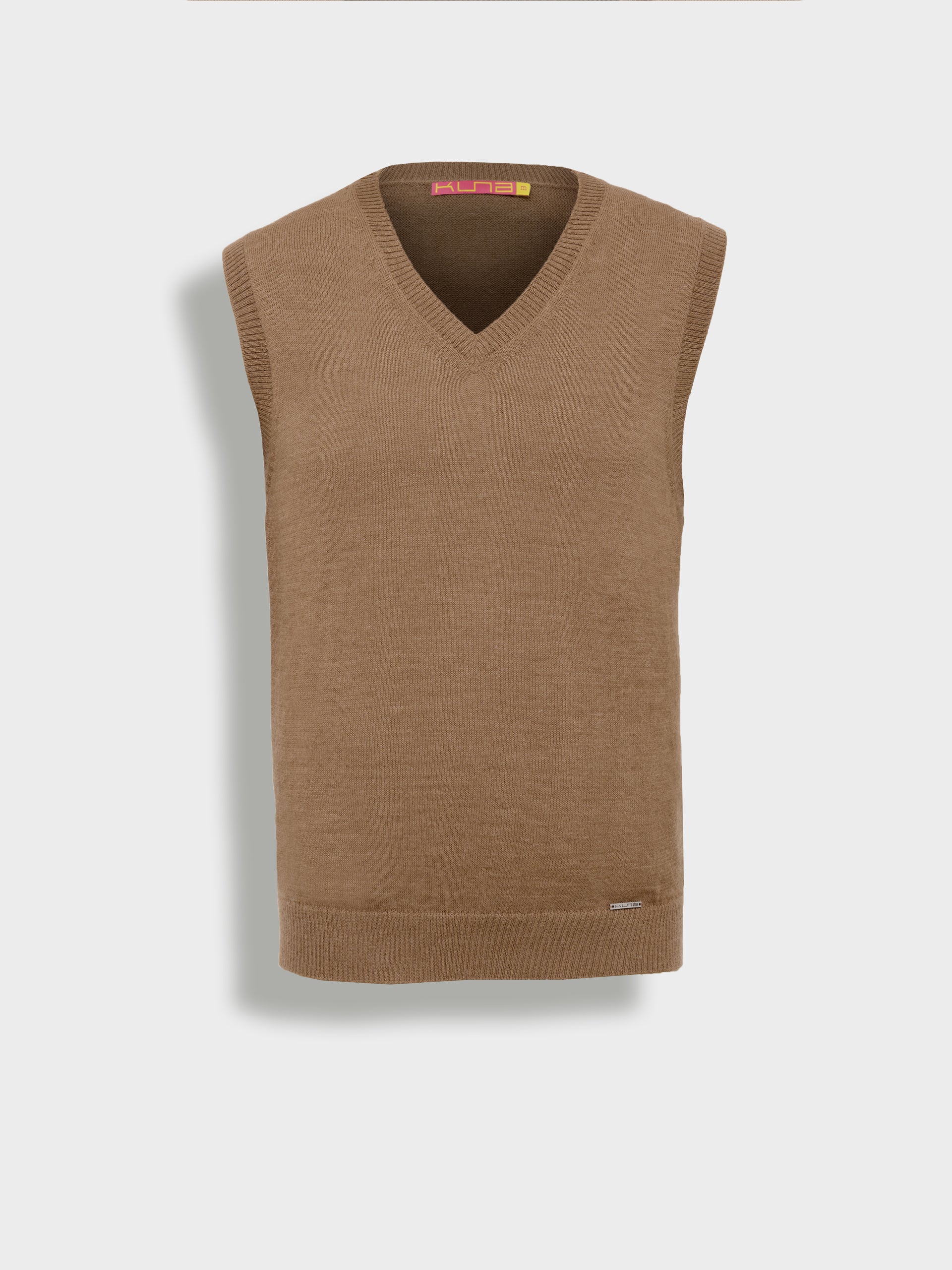 Abel Vest Baby Alpaca Color Camel