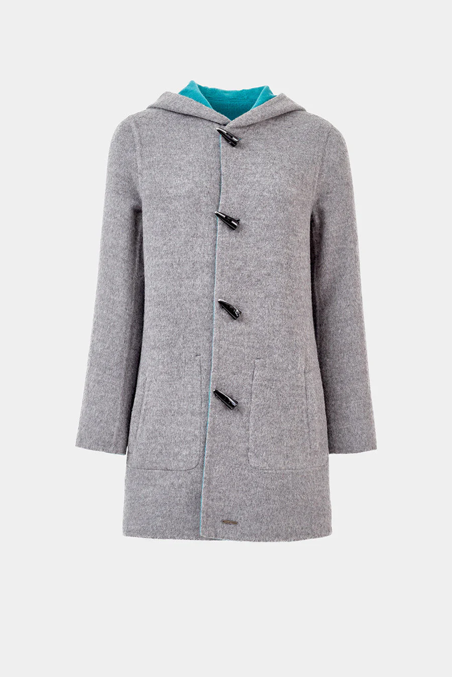 Anastasia Coat Wool & Baby Alpaca Color Beryl & Nuage - Image 7