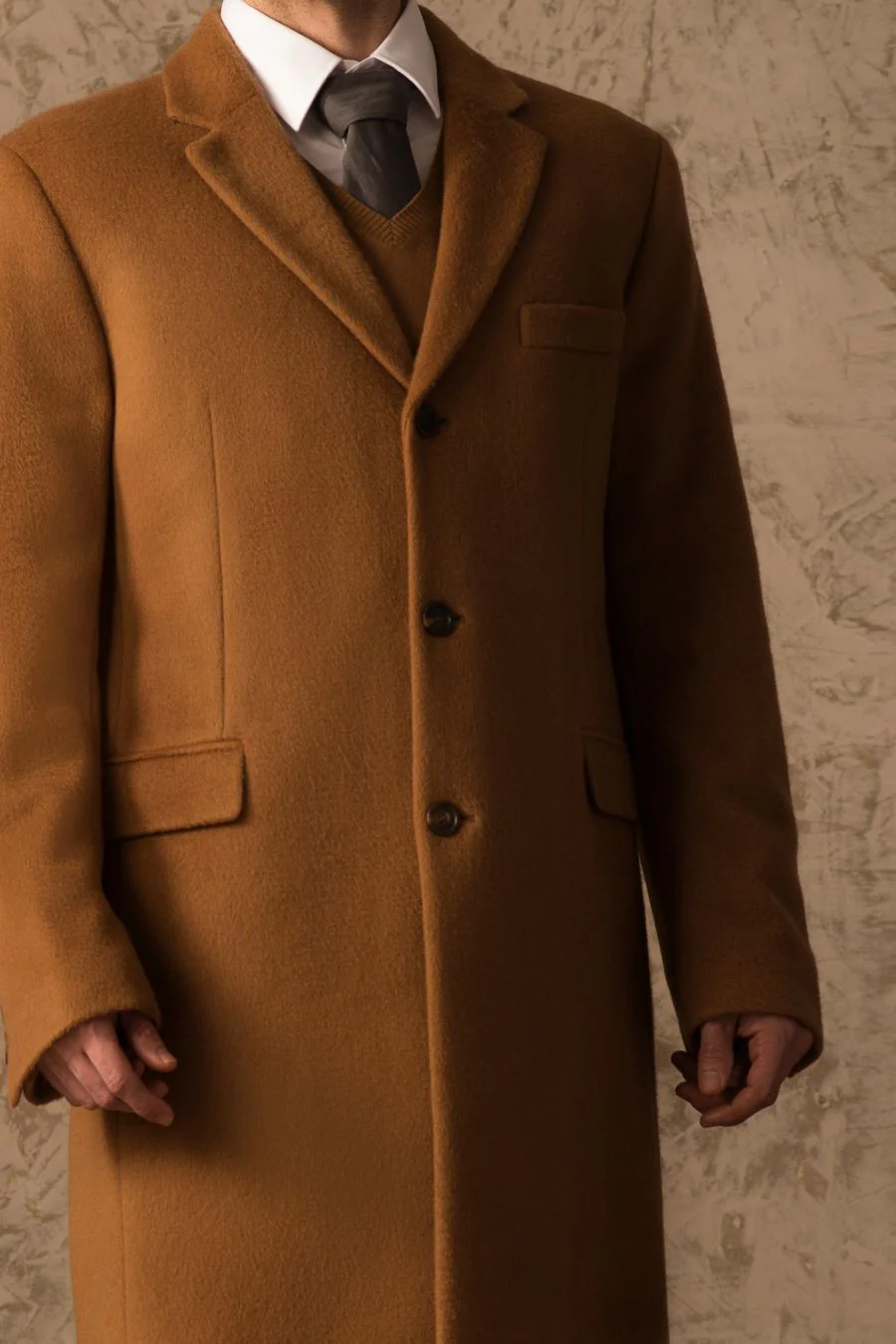 Boris Coat Vicuña Color Camel - Image 4