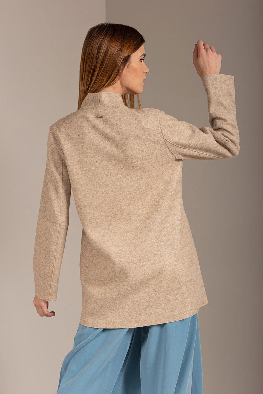 Urla Coat Alpaca & Wool Color Costa - Image 2