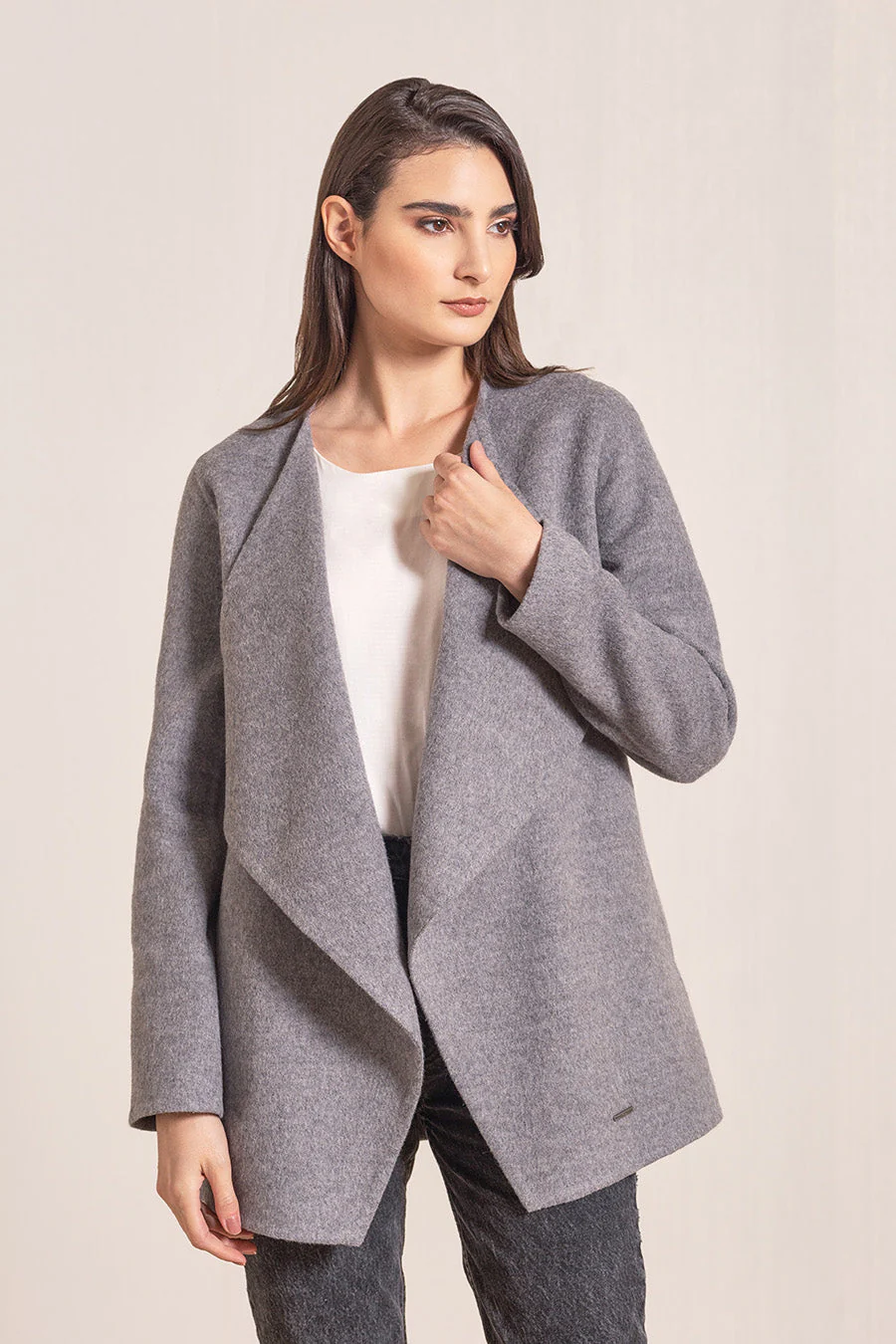 Valencia Coat Baby Alpaca & Wool Color Bentley