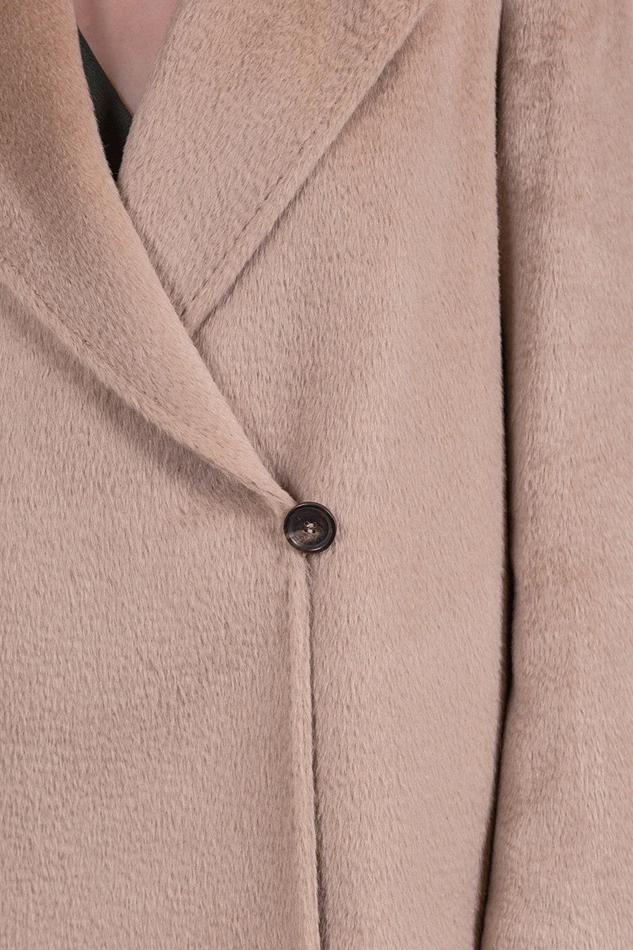 Vane Coat Baby Alpaca Suri Color Beige - Image 4