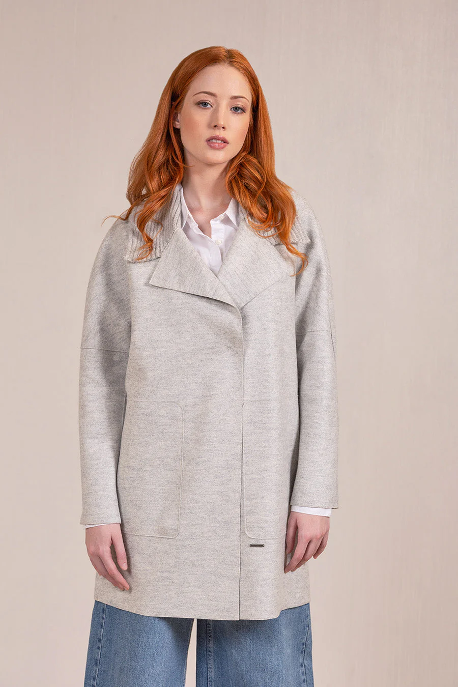 Vegas Coat Alpaca & Wool Color Cumulus