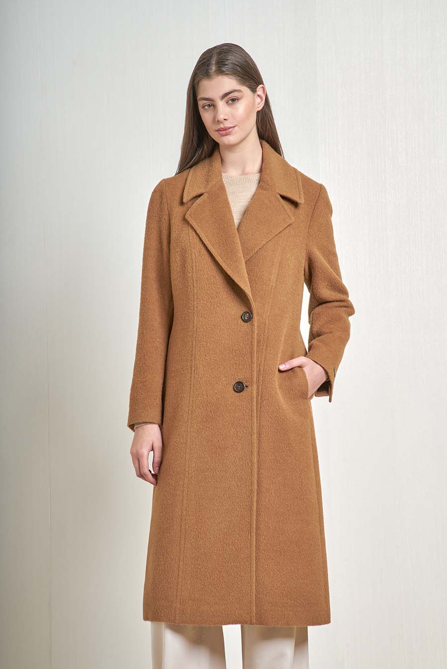 Voices Coat Alpaca & Wool Color Vicuna