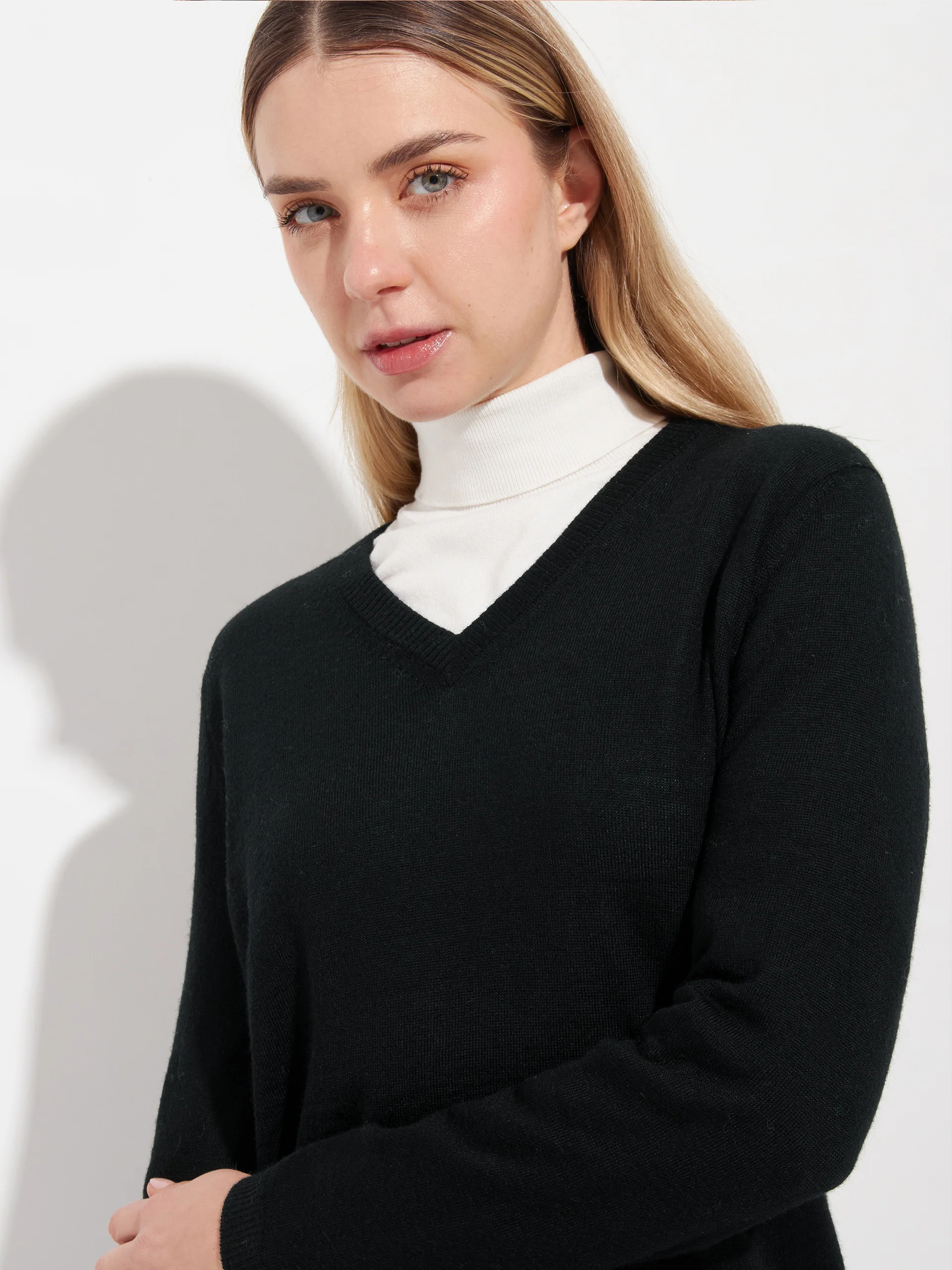 Abril Sweater Baby Alpaca Color Black - Image 5