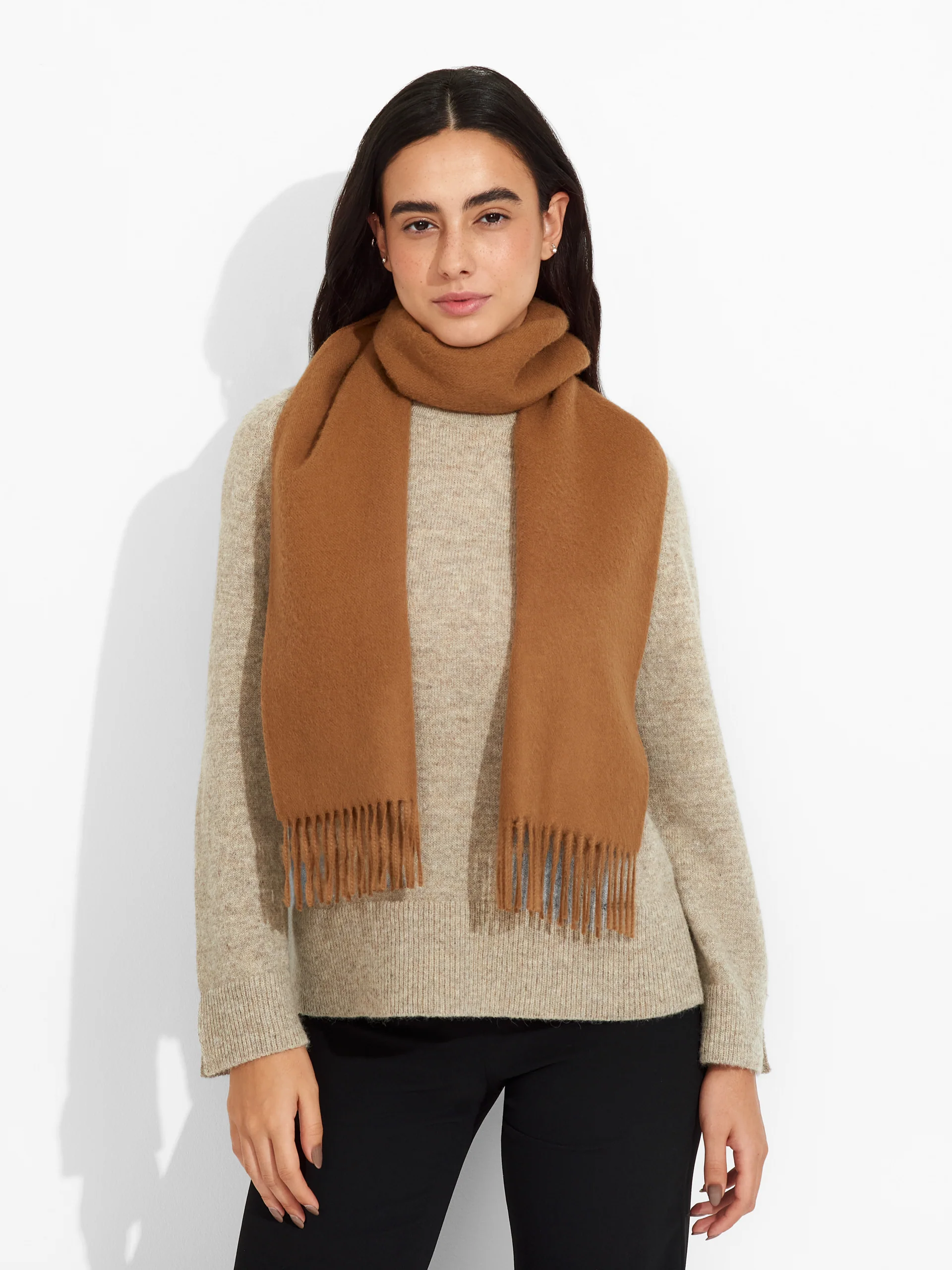 Adrian Scarf Baby Alpaca Color Beige