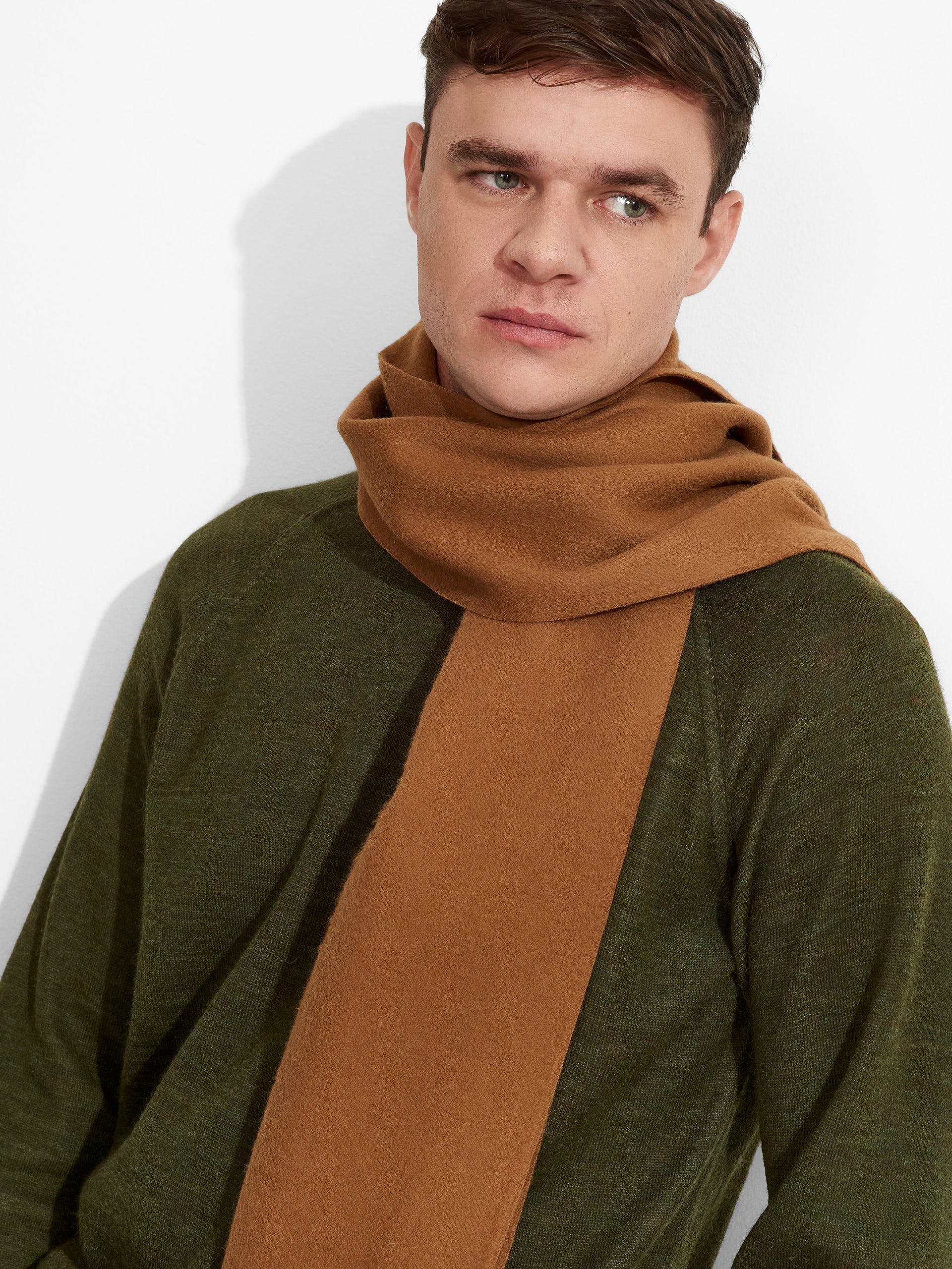 Adrian Scarf Baby Alpaca Color Beige - Image 5
