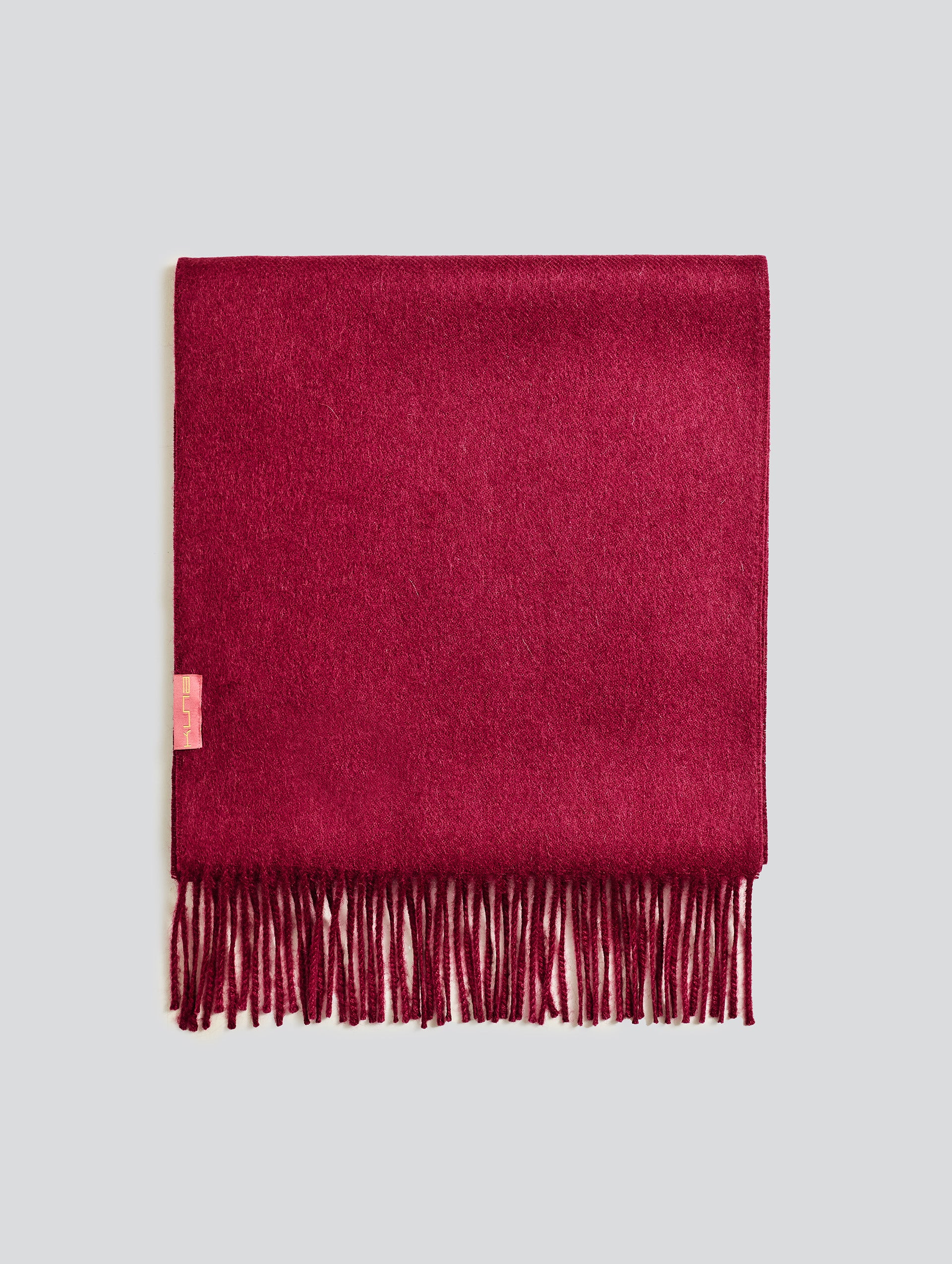 Adrian Scarf Baby Alpaca Color Cherry - Image 2