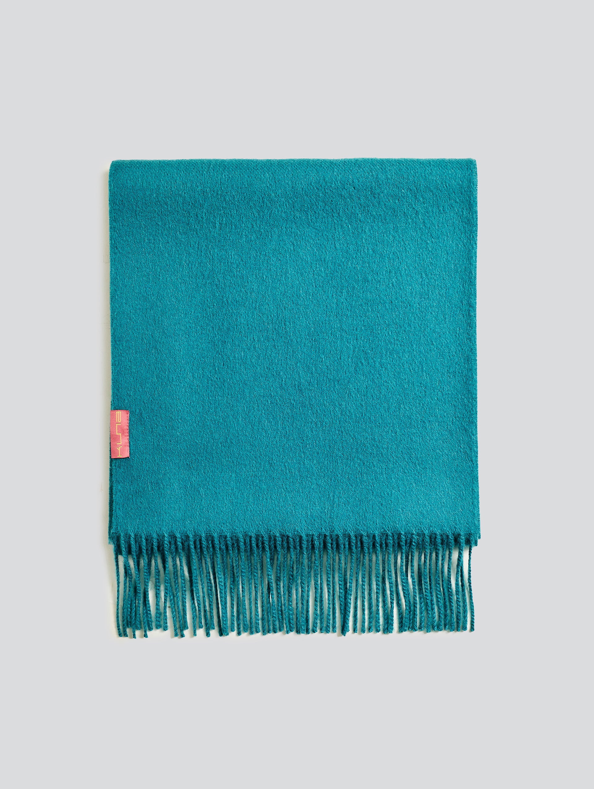 Adrian Scarf Baby Alpaca Color Turquoise - Image 2