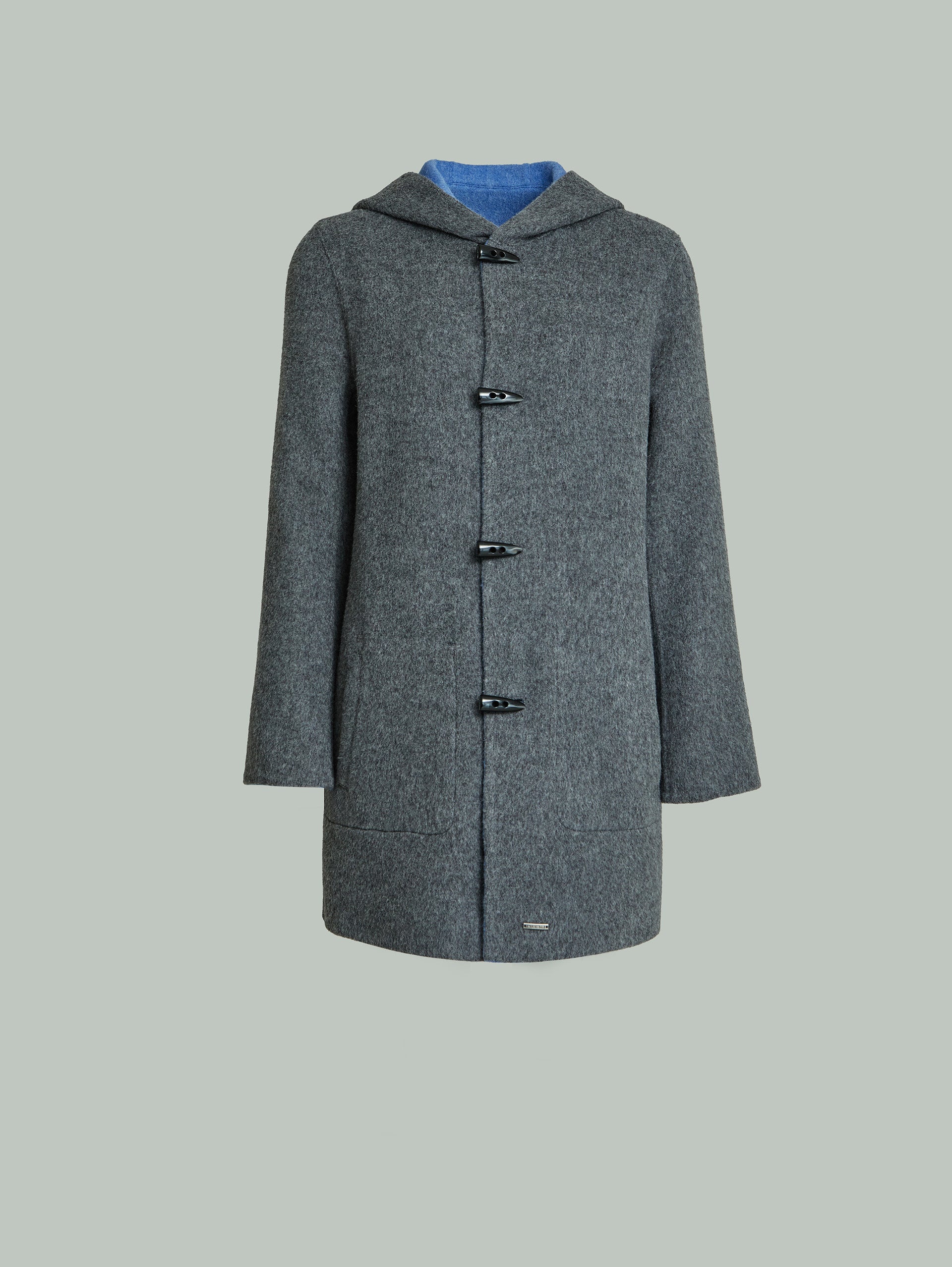 Alaia Coat Baby Alpaca Color Blue - Image 7