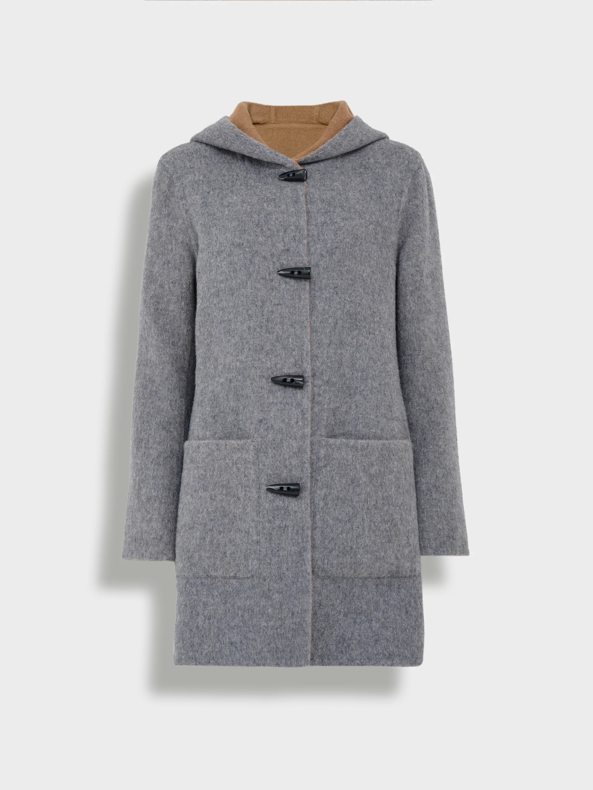 Alaia Coat Baby Alpaca Color Grey