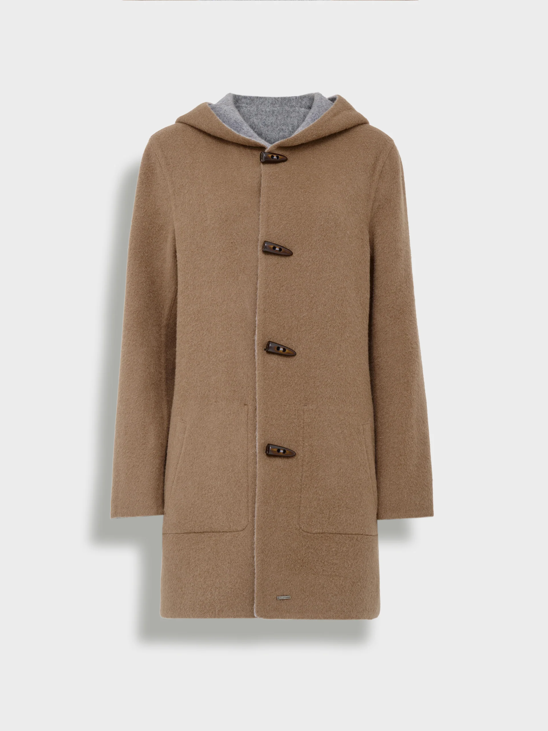Alaia Coat Baby Alpaca Color Grey - Image 7