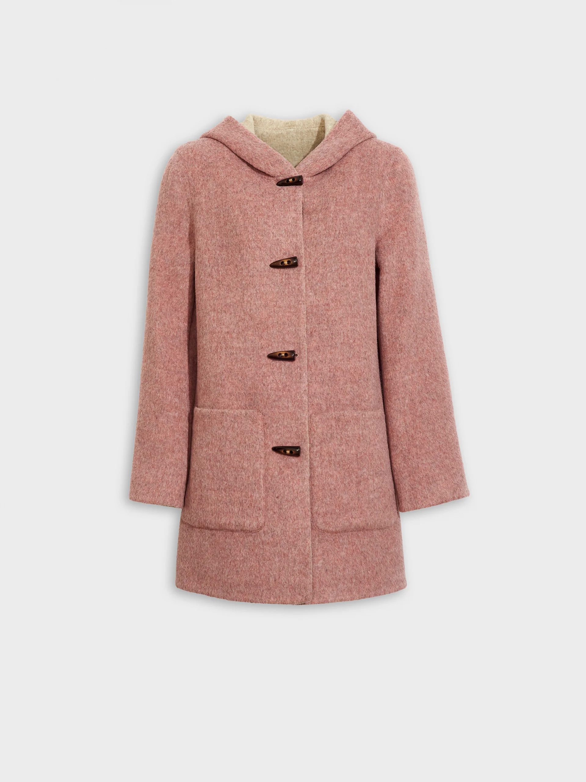 Alaia Coat Baby Alpaca Color Pink