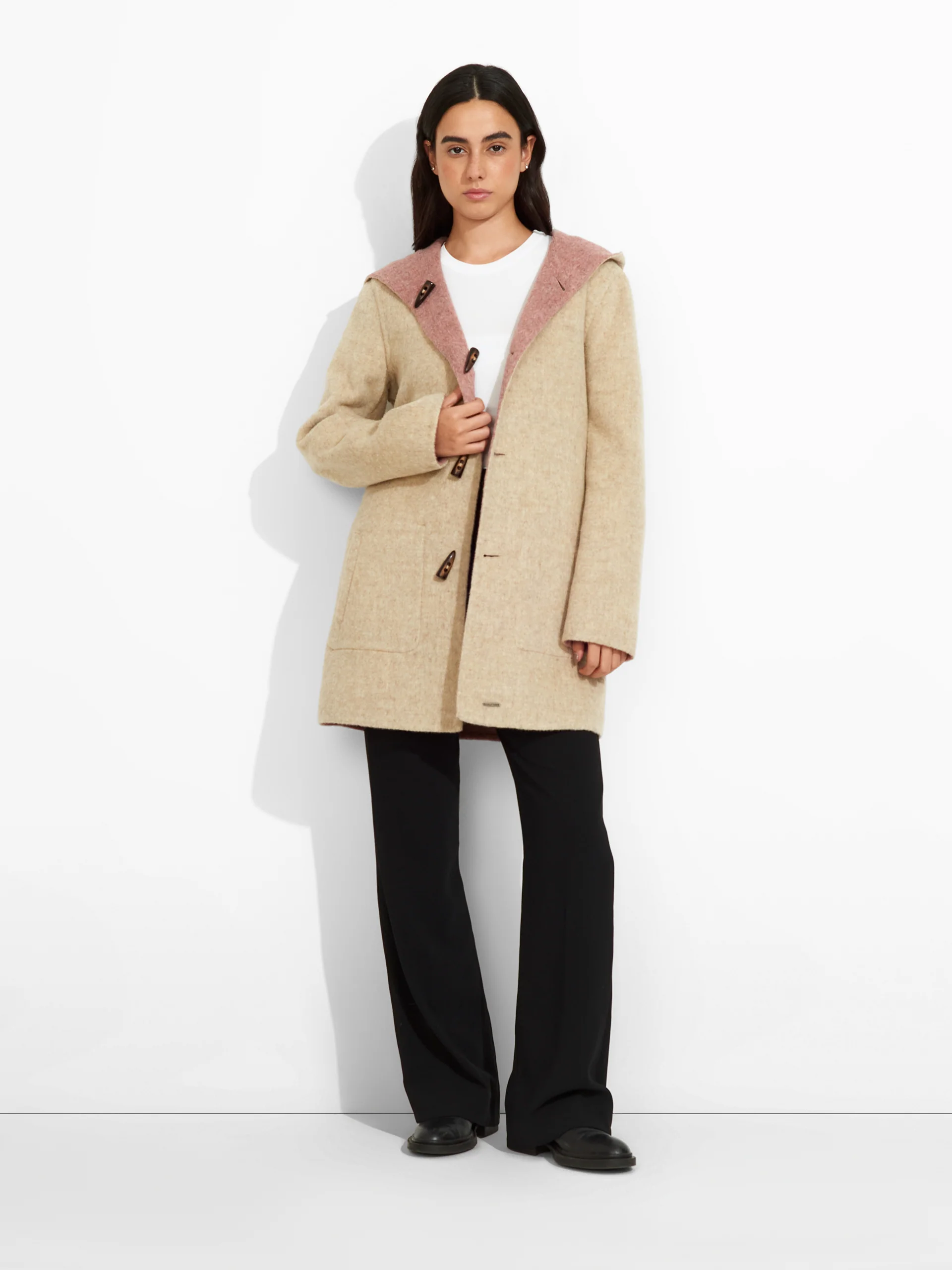 Alaia Coat Baby Alpaca Color Pink - Image 10