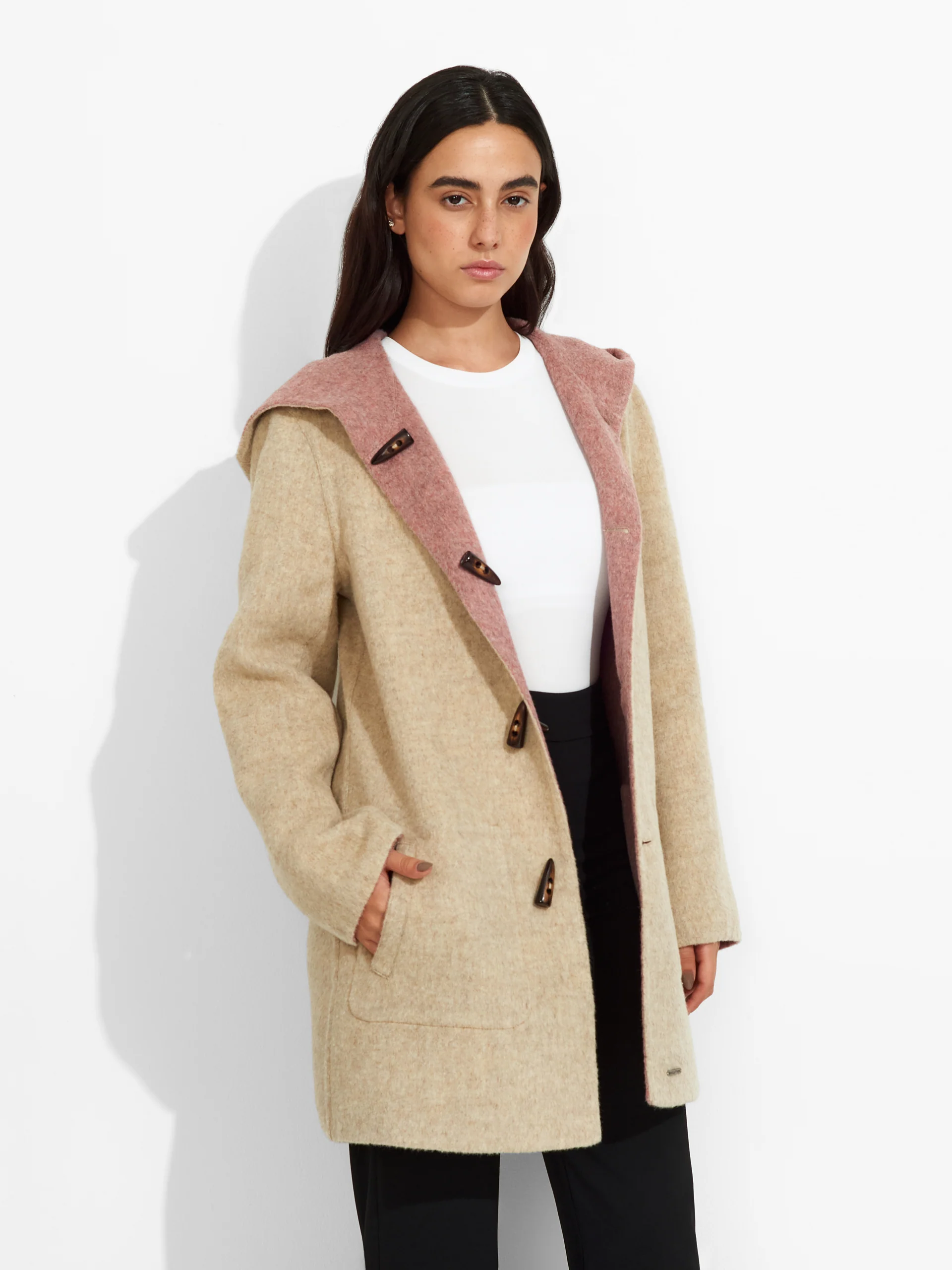 Alaia Coat Baby Alpaca Color Pink - Image 8