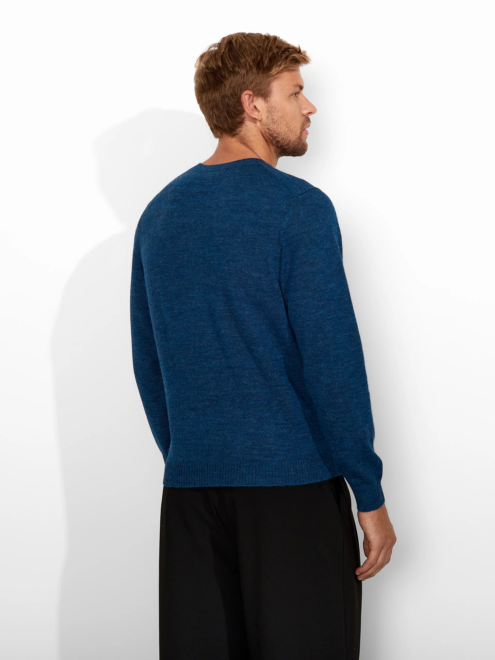 Alaska Sweater Baby Alpaca Color Blue - Image 3