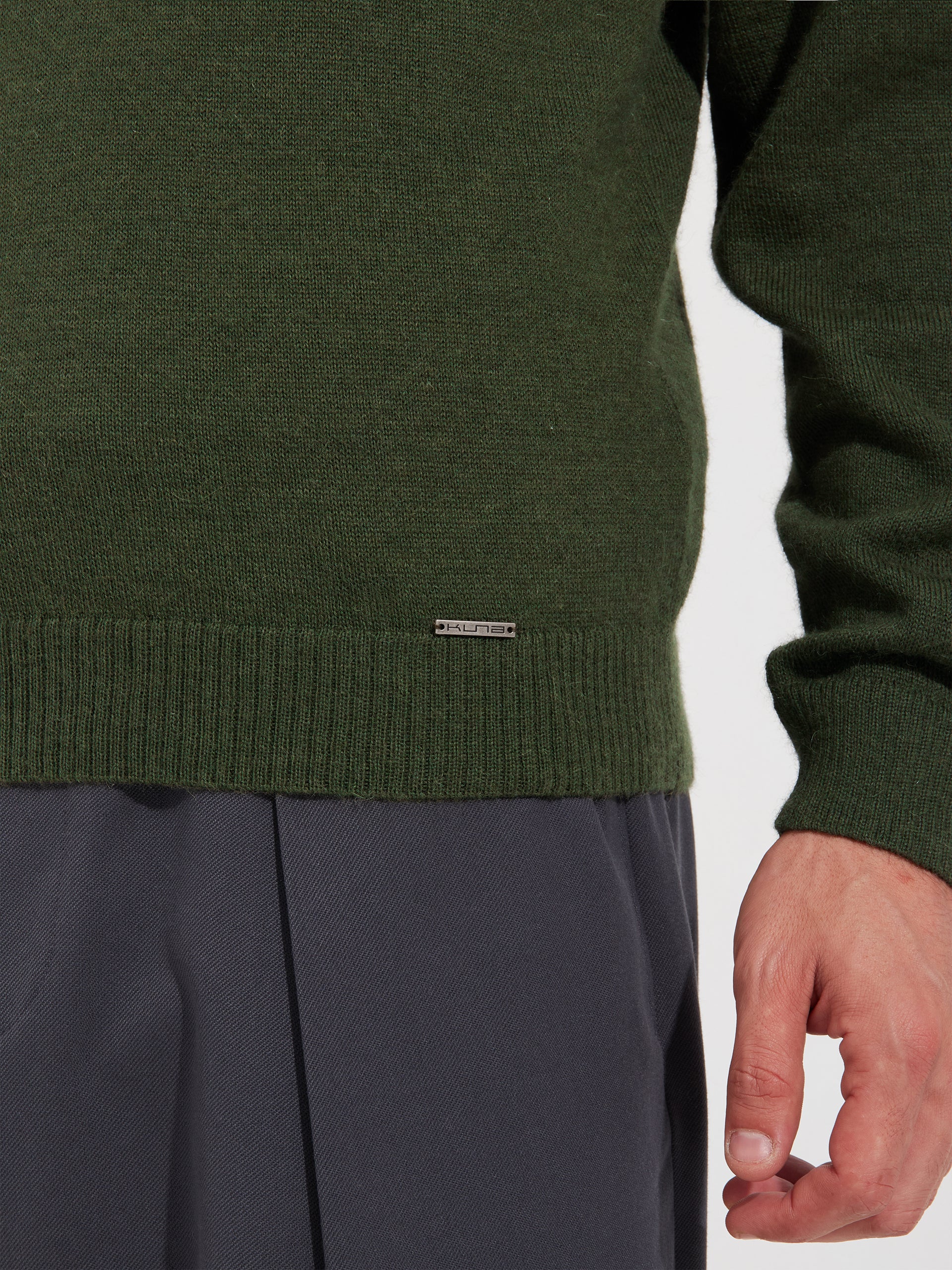 Alaska Sweater Baby Alpaca Color Green - Image 5