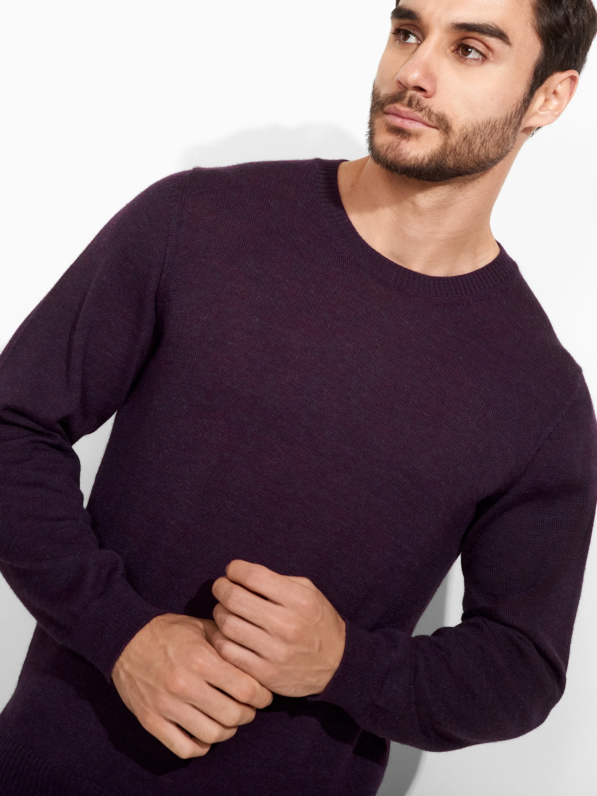 Alaska Sweater Baby Alpaca Color Purple - Image 5