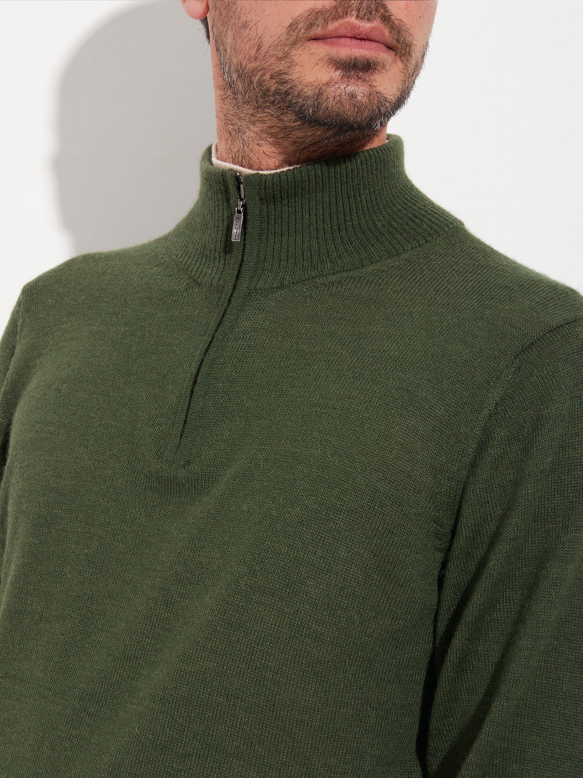 Albert Sweater Baby Alpaca Color Green - Image 5