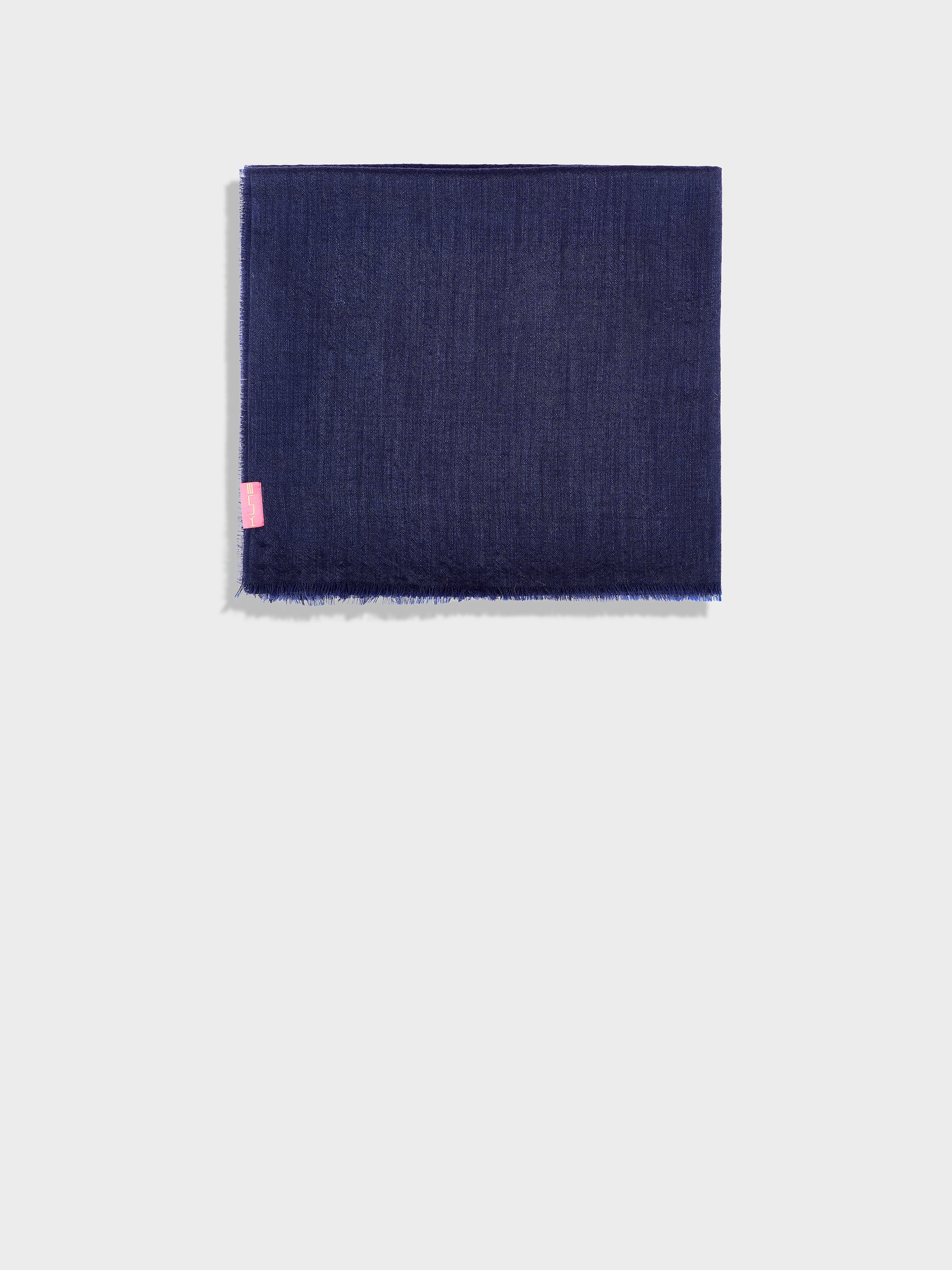 Alondra Shawl Baby Alpaca Color Navy Blue - Image 2