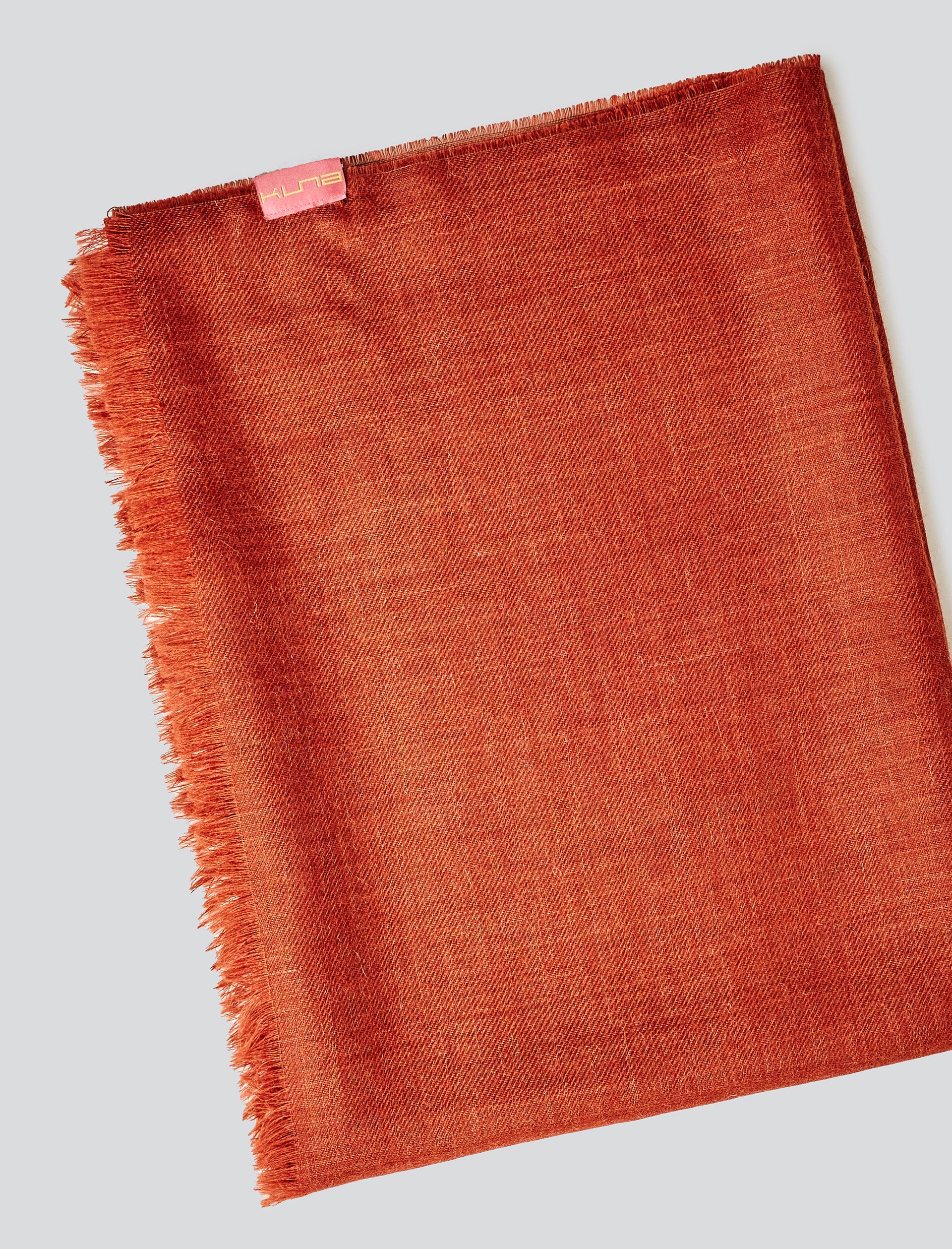 Amareto Shawl Baby Alpaca Color Orange - Image 4