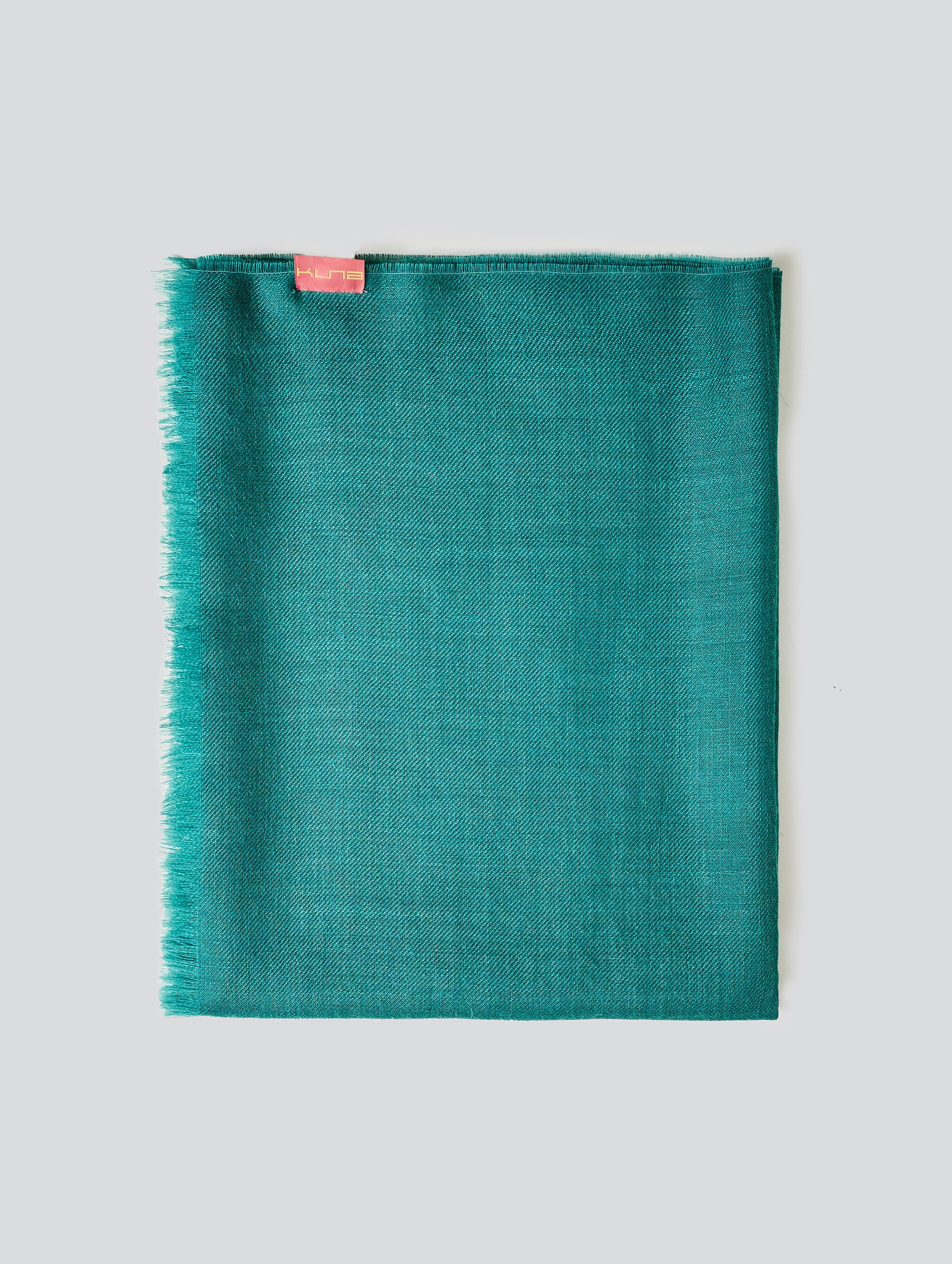 Amareto Shawl Baby Alpaca Color Turquoise - Image 2