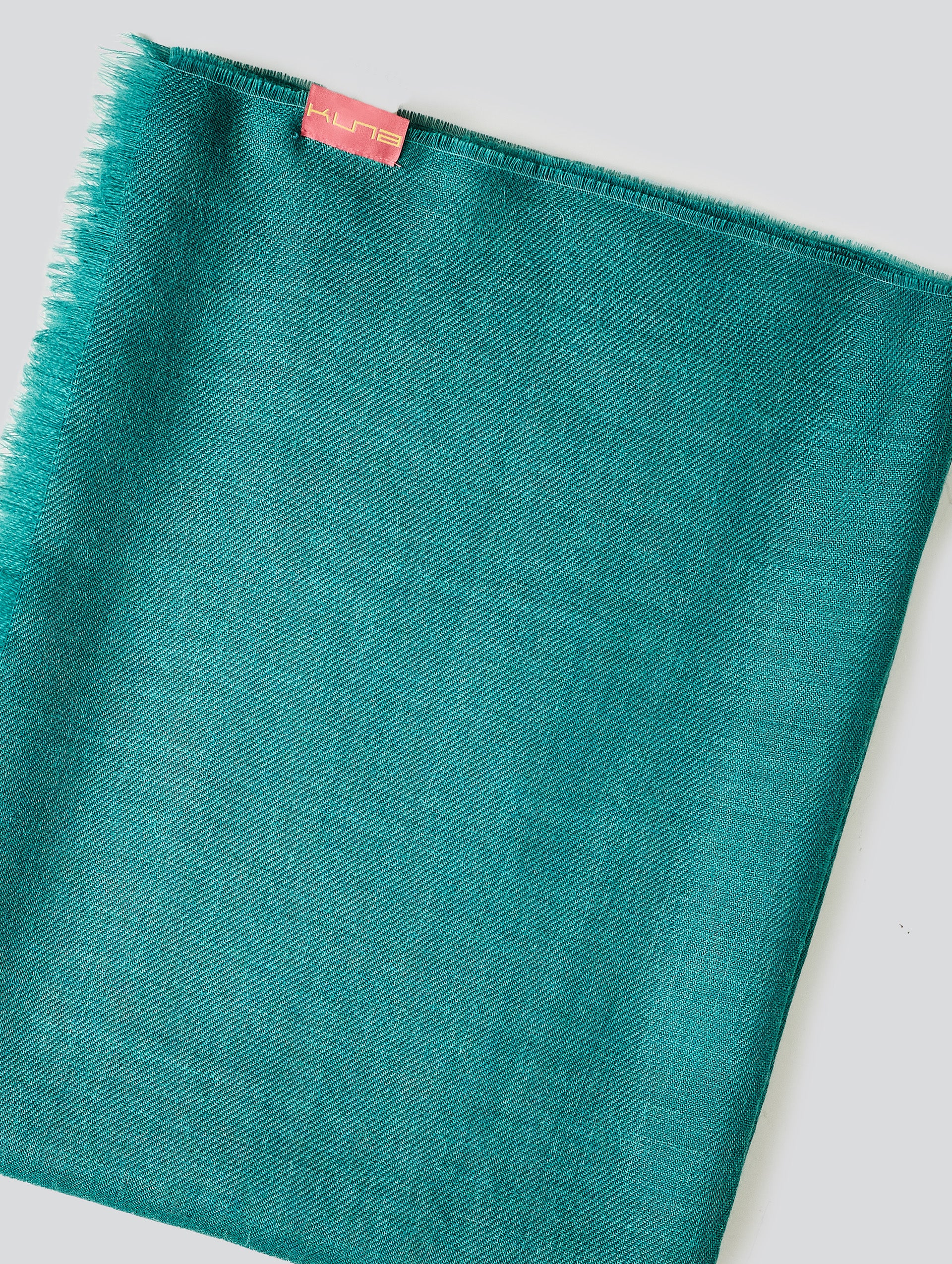 Amareto Shawl Baby Alpaca Color Turquoise - Image 4