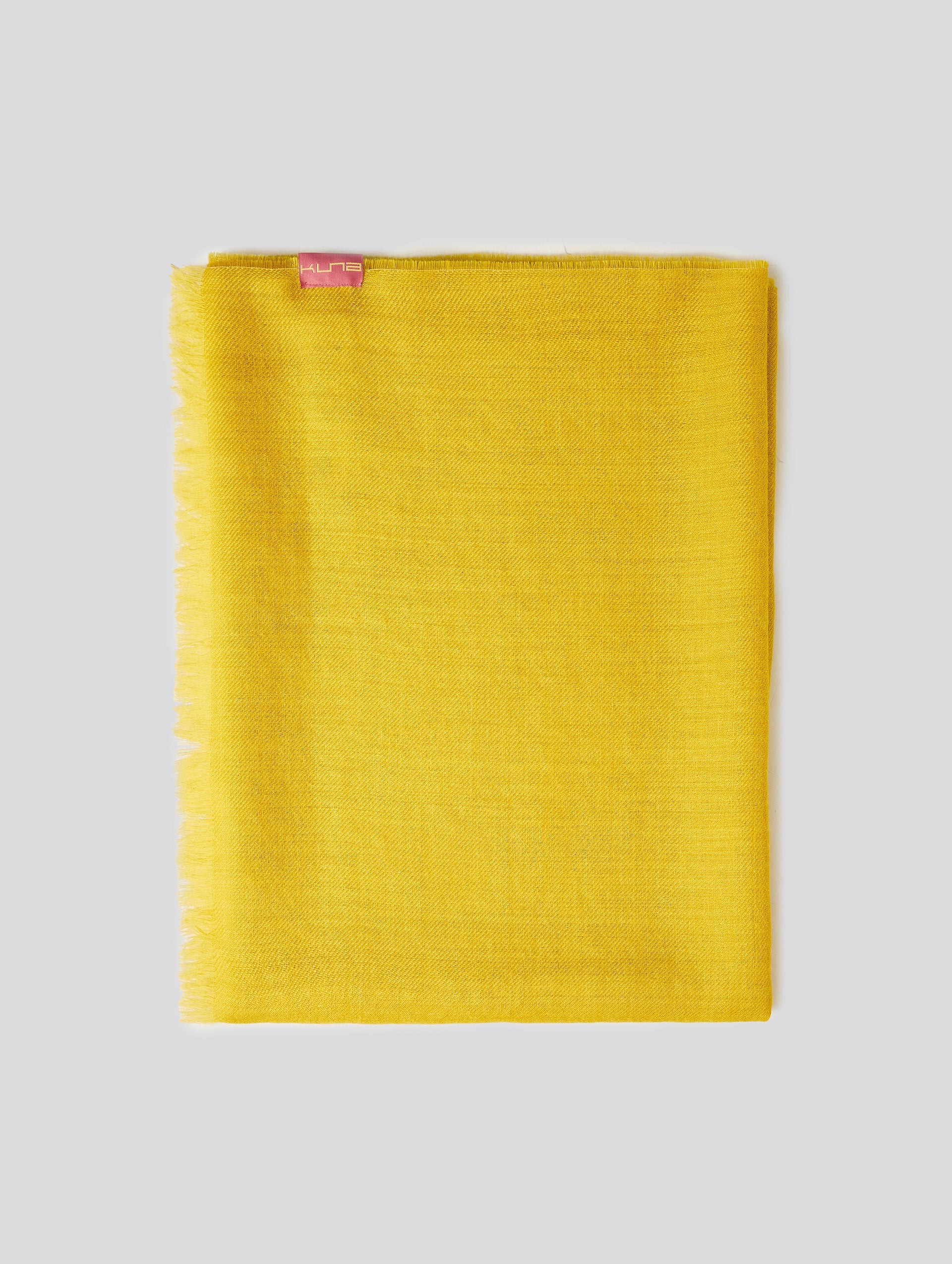 Amareto Shawl Baby Alpaca Color Yellow - Image 2