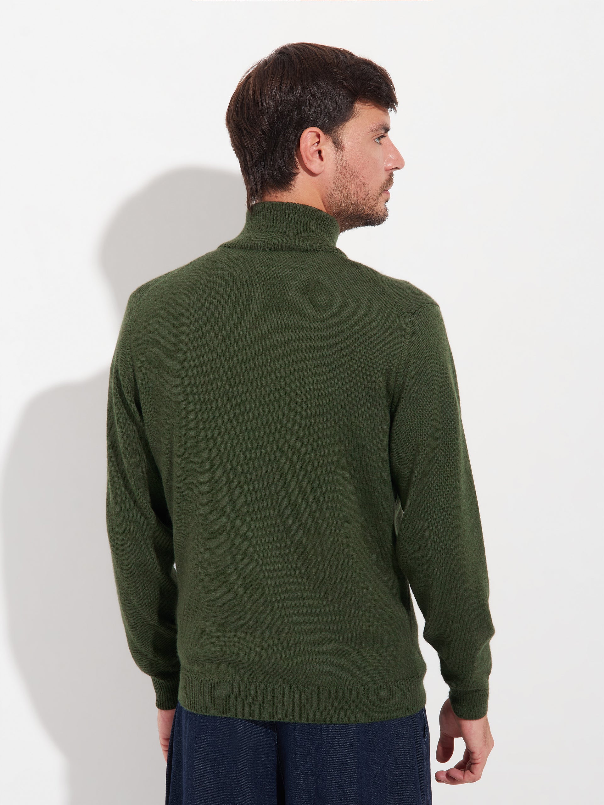 Andreas Cardigan Baby Alpaca Color Green - Image 3