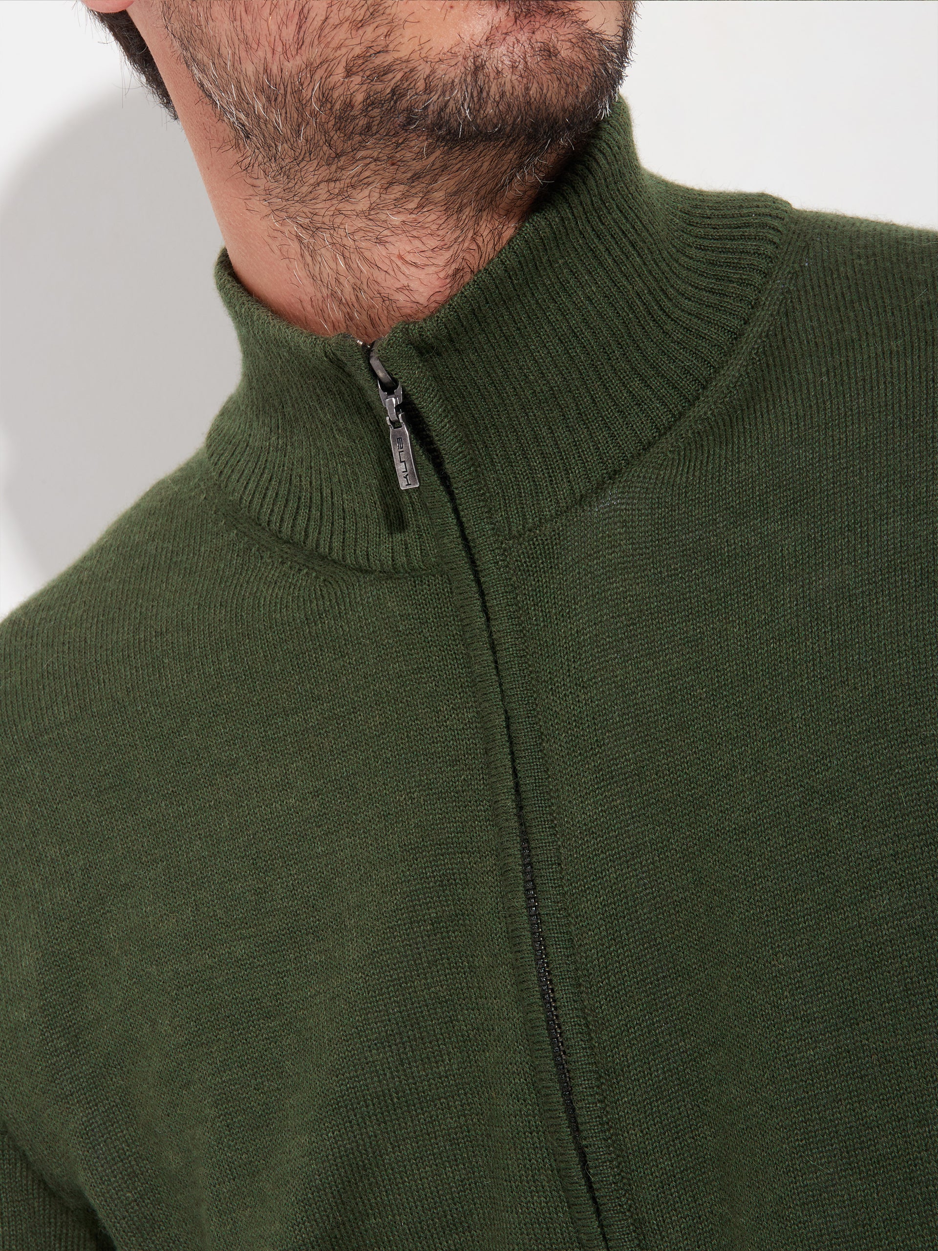 Andreas Cardigan Baby Alpaca Color Green - Image 5