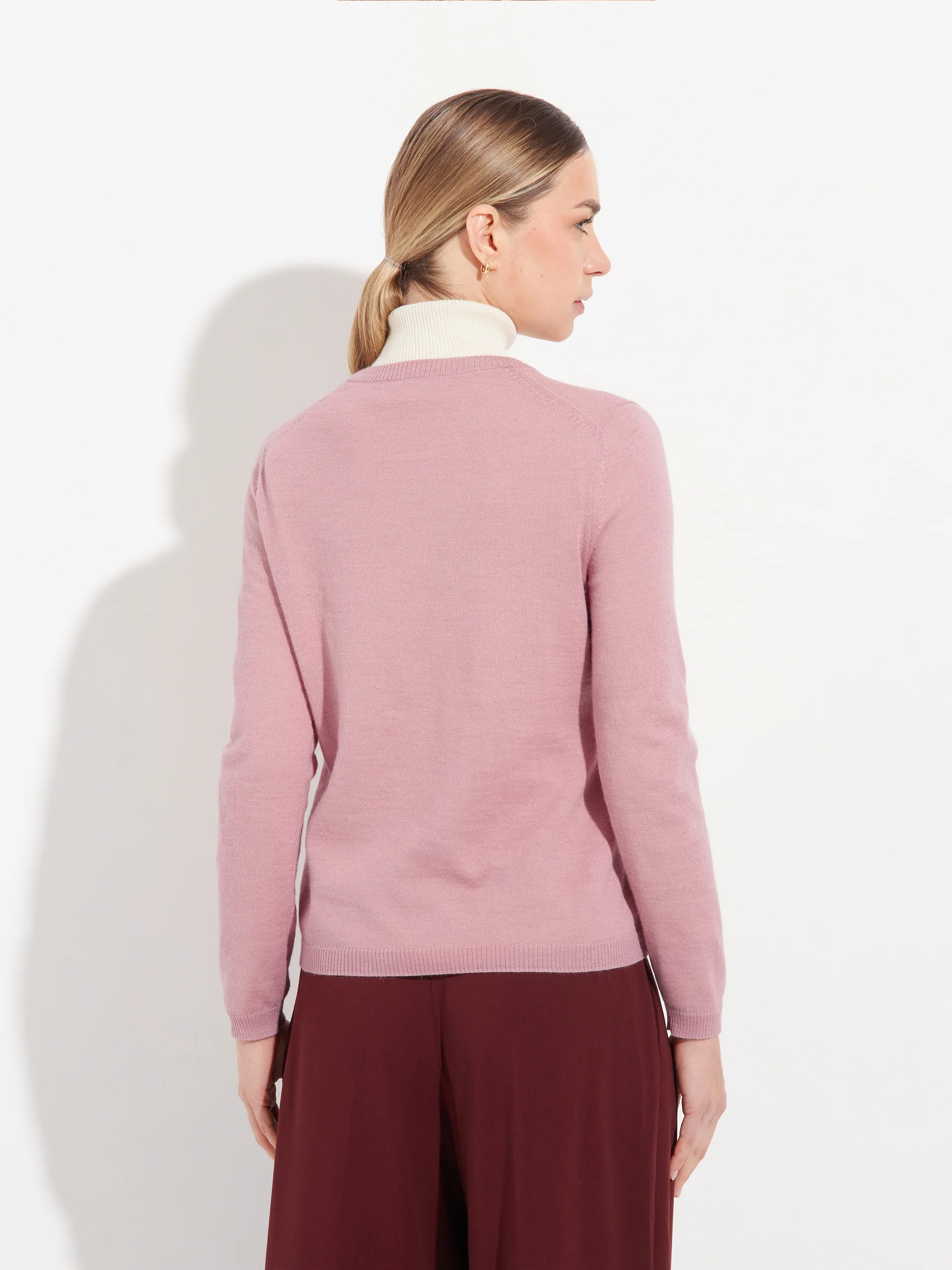 Anya Sweater Baby Alpaca Color Pink - Image 3