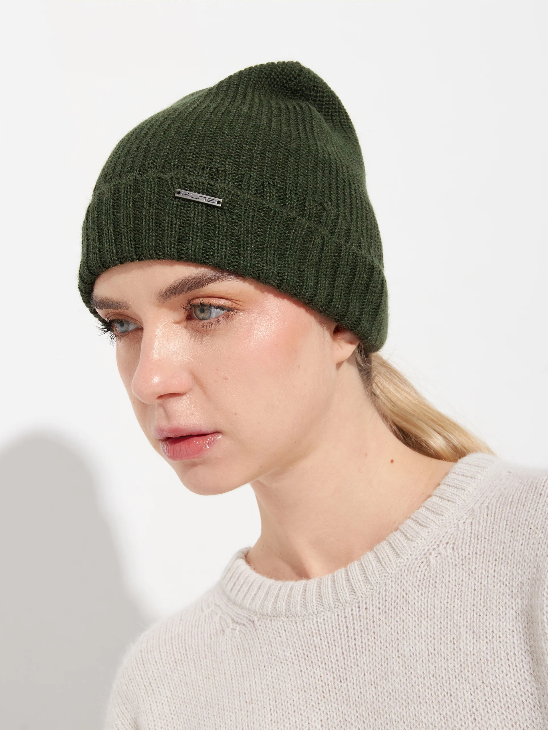 Apostrofe Hat Baby Alpaca Color Green