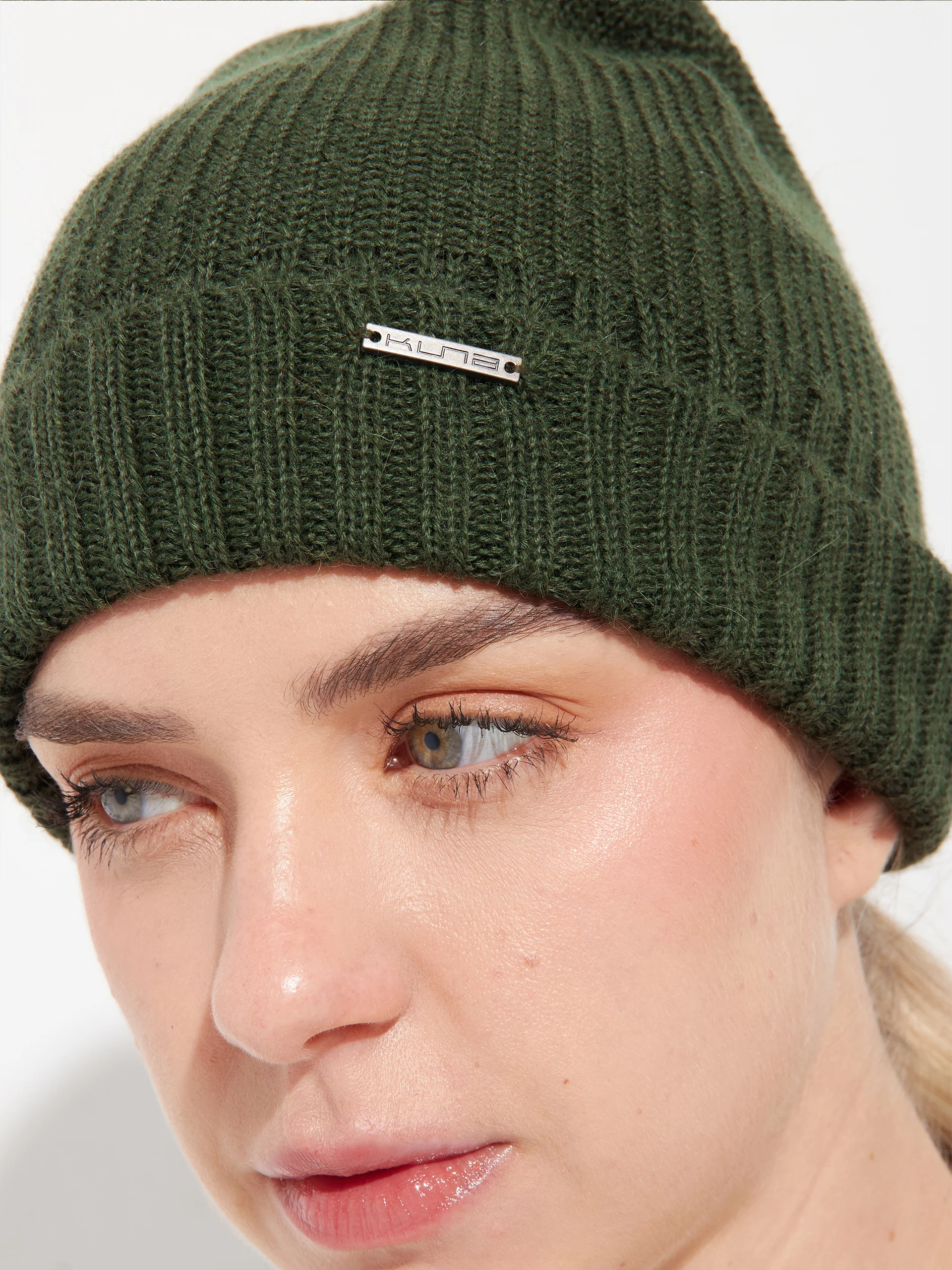 Apostrofe Hat Baby Alpaca Color Green - Image 3