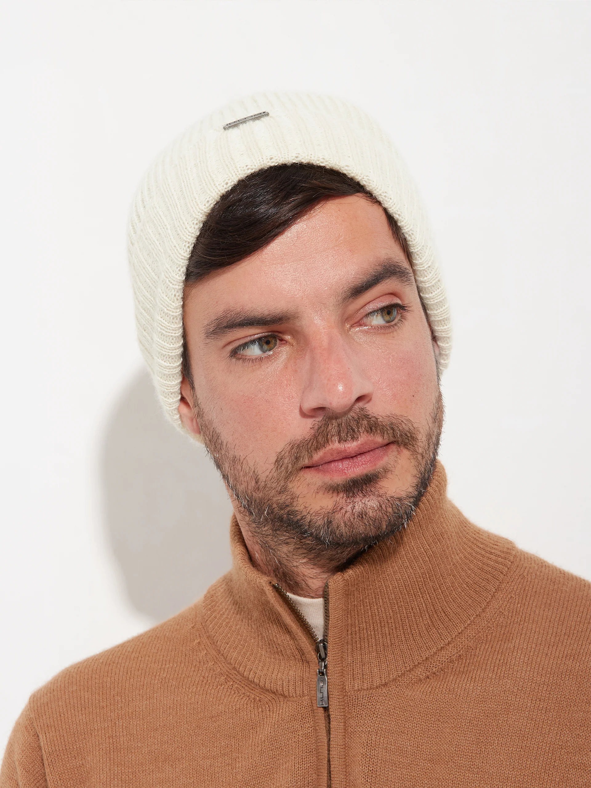 Apostrofe Hat Baby Alpaca Color White - Image 4