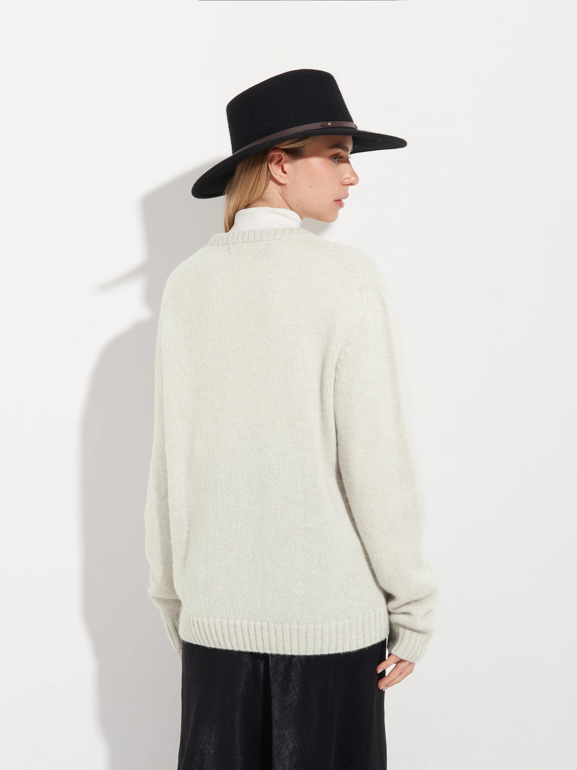Arequipa Sweater Baby Alpaca Color Beige - Image 4