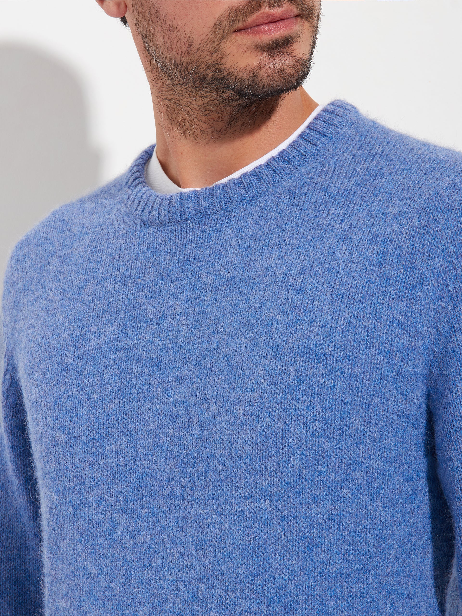 Arequipa Sweater Baby Alpaca Color Blue - Image 10