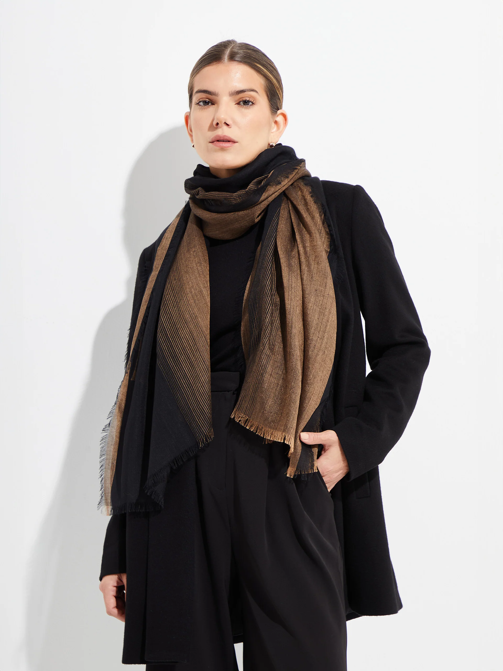 Balthazar Shawl Royal Alpaca Color Camel