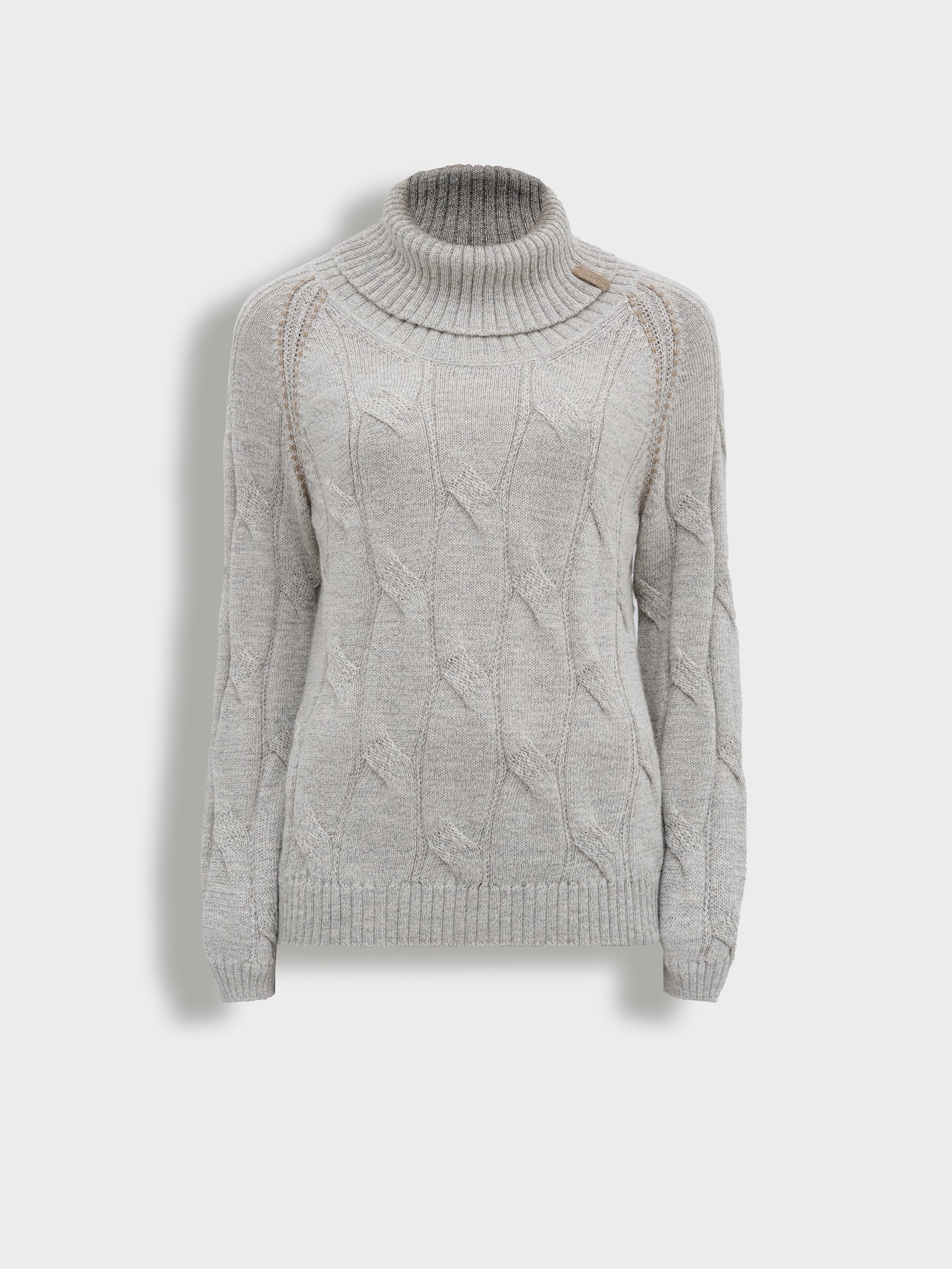 Bettina Sweater Baby Alpaca Color Grey