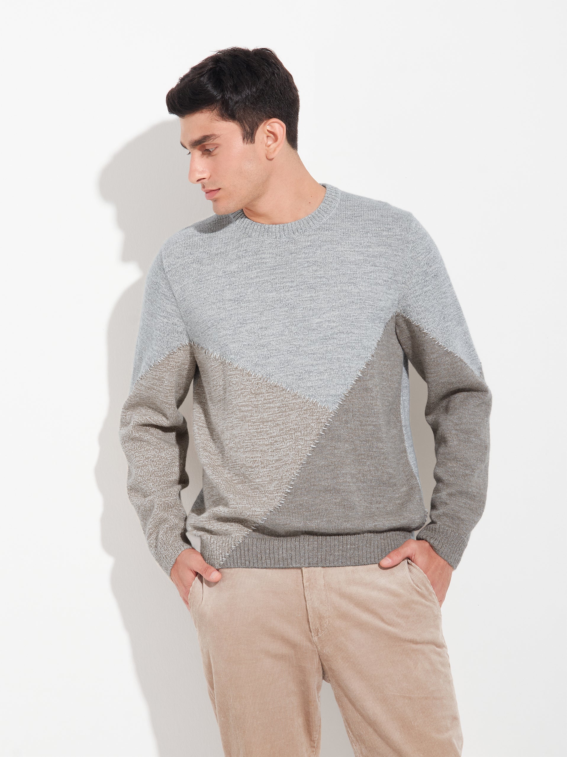 Bonsai Sweater Baby Alpaca Color Beige - Image 2