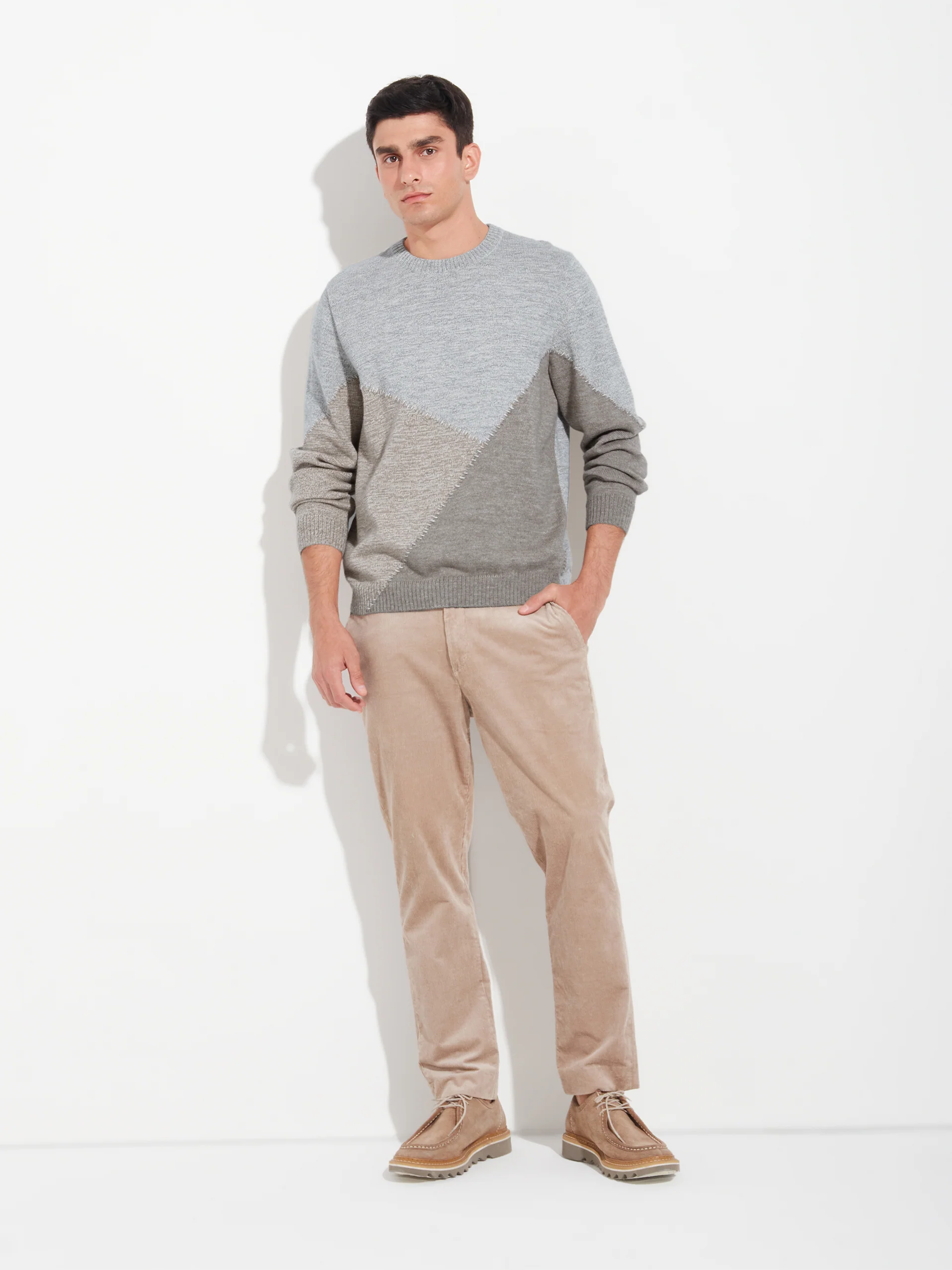 Bonsai Sweater Baby Alpaca Color Beige - Image 4