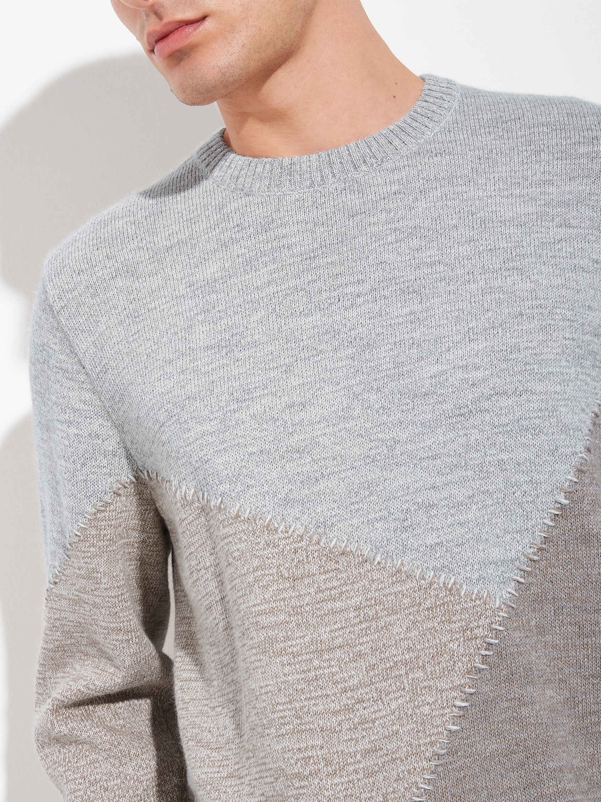Bonsai Sweater Baby Alpaca Color Beige - Image 5