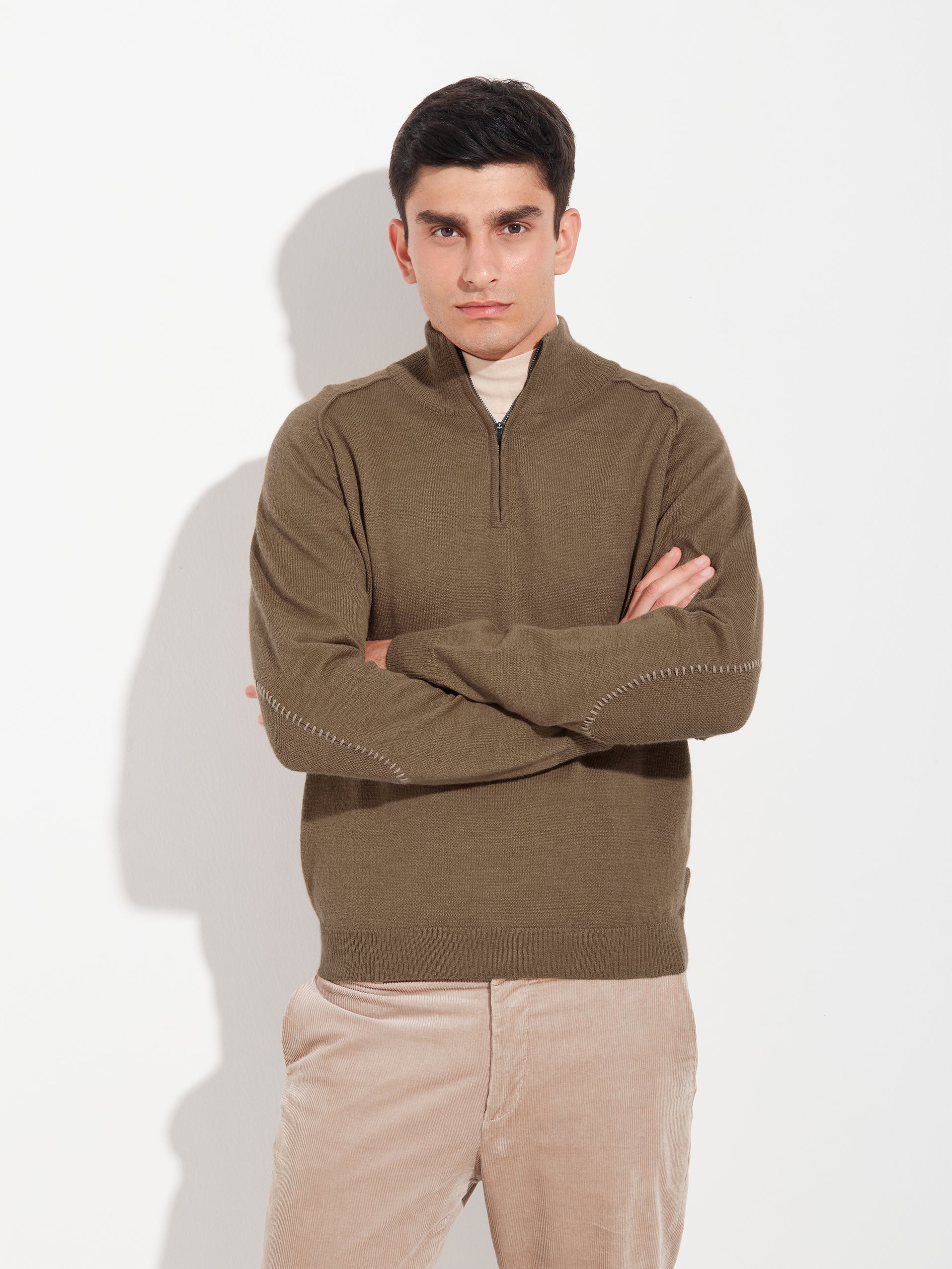 Bugatti Sweater Baby Alpaca Color Camel - Image 2