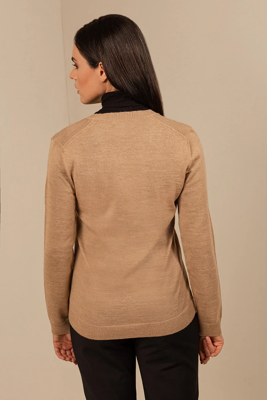 Amanda Cardigan Baby Alpaca Color Croissant - Image 2