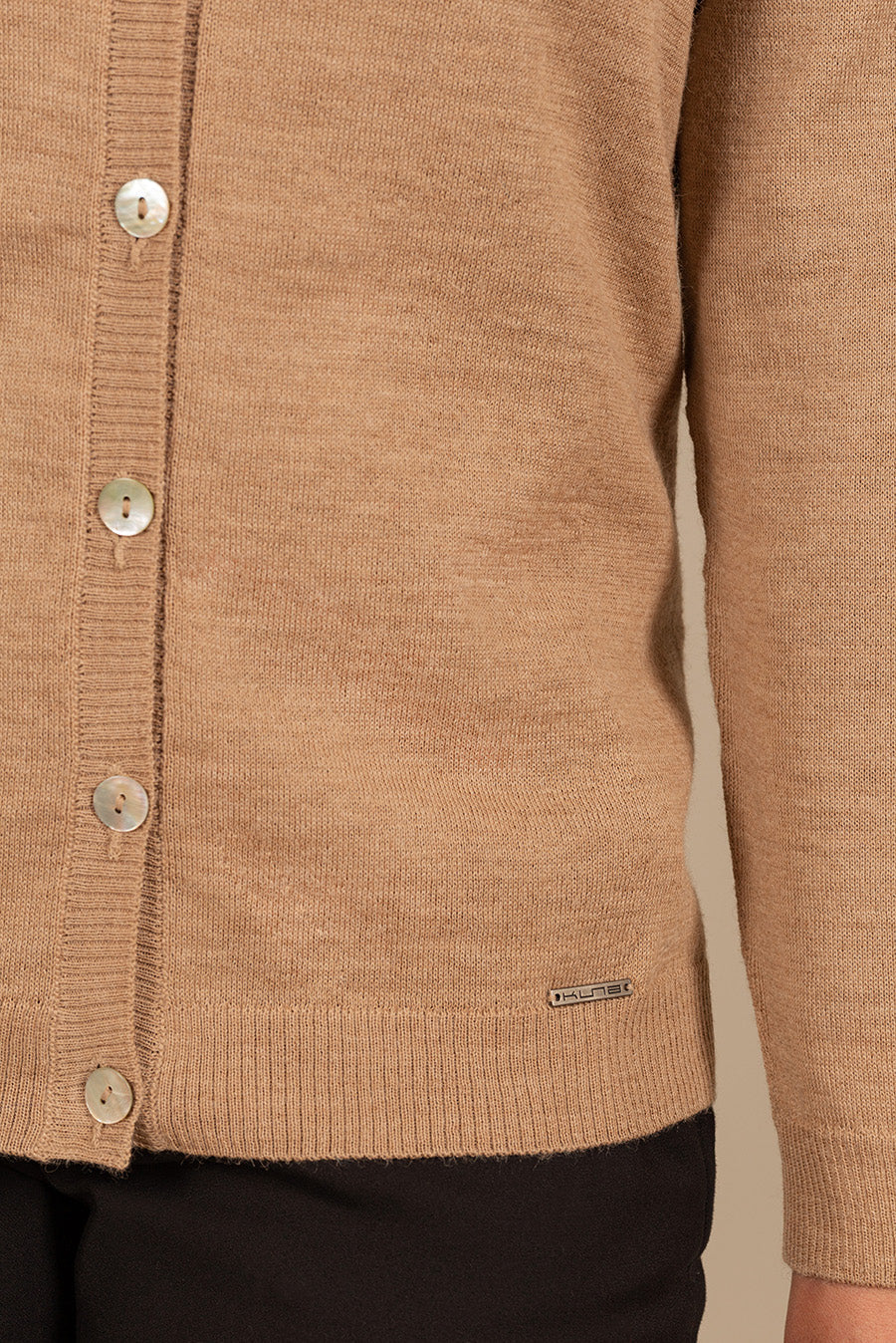 Amanda Cardigan Baby Alpaca Color Croissant - Image 4
