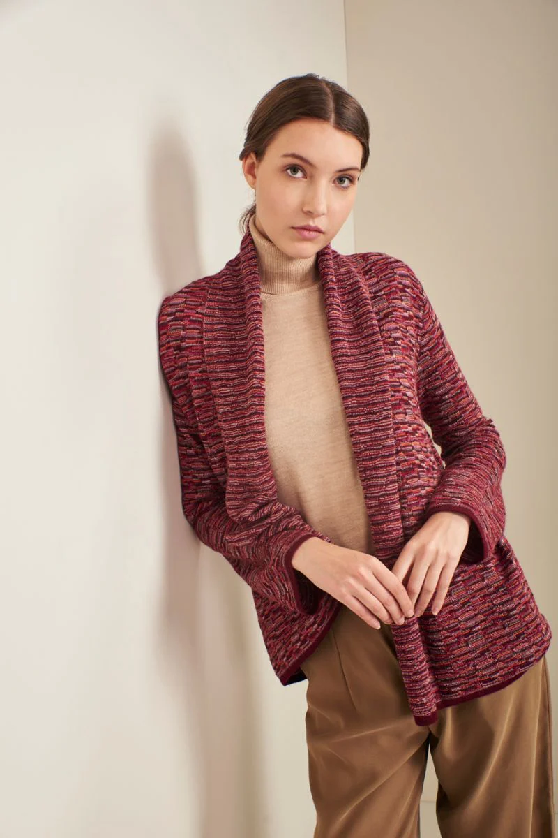 Ucrania Cardigan Baby Alpaca Color China - Image 2