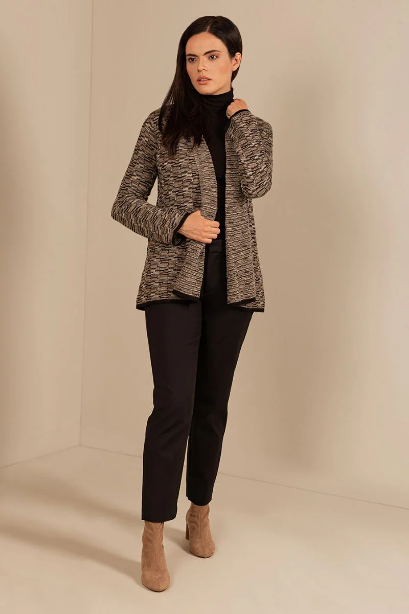 Ucrania Cardigan Baby Alpaca Color Natural - Image 3