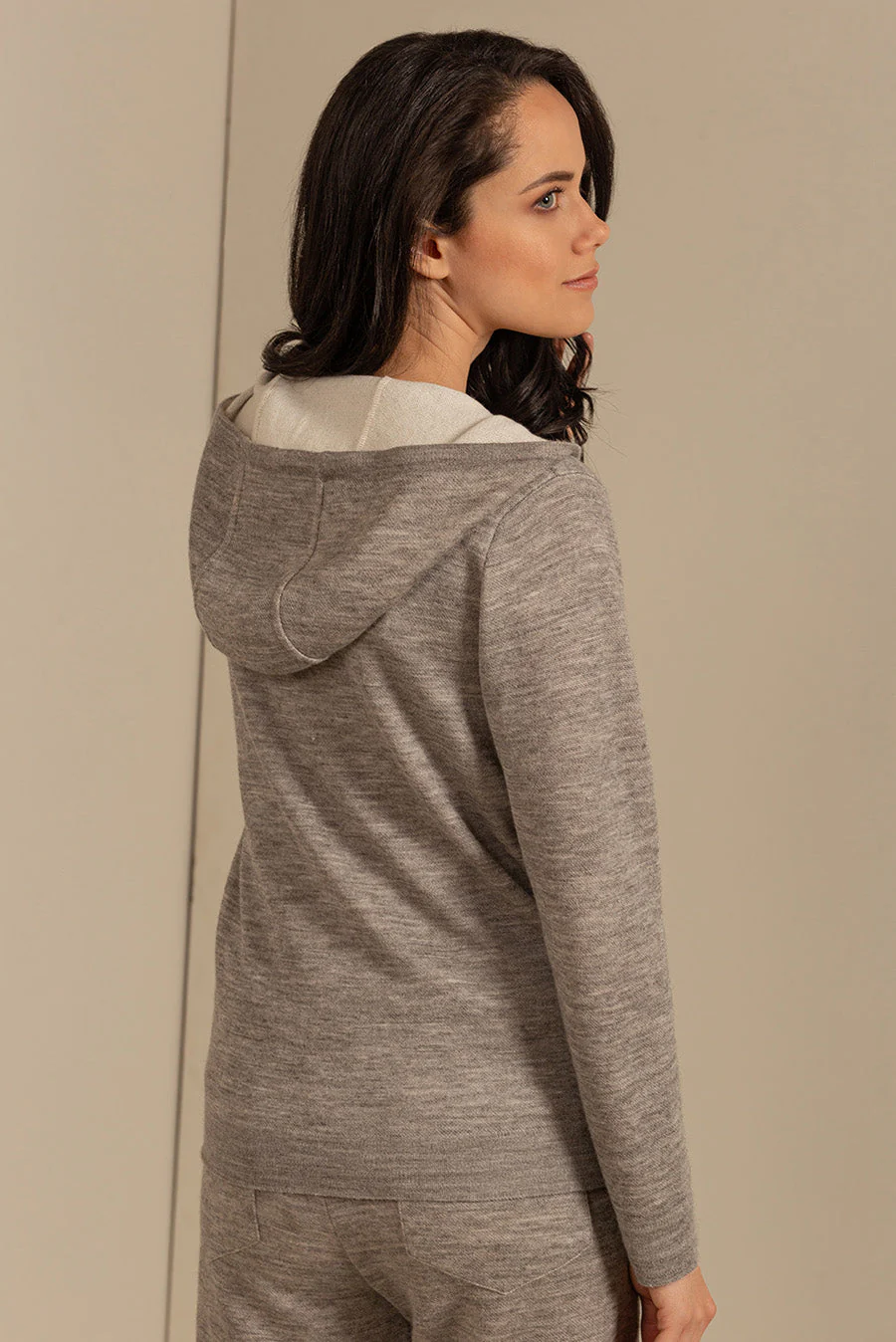 Ulivella Cardigan Cotton & Baby Alpaca Color Thunder - Image 2