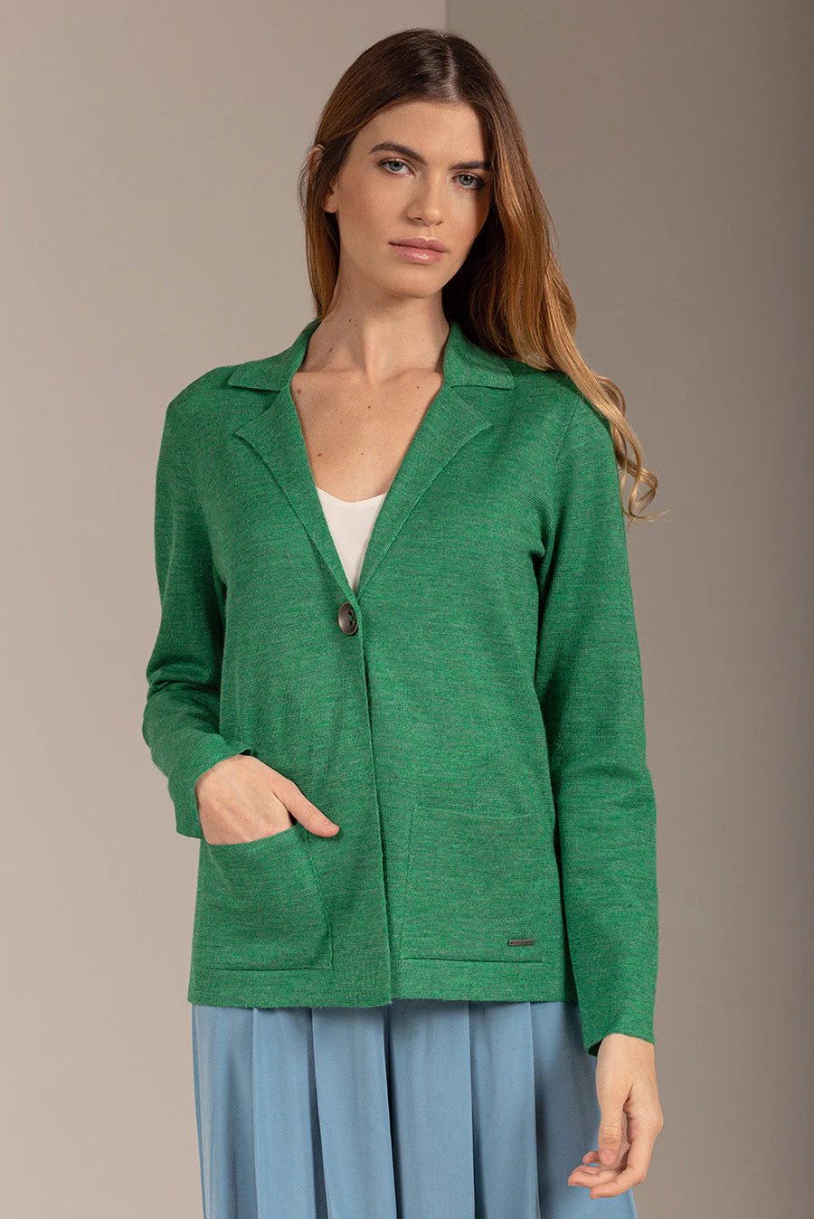 Usola Cardigan Baby Alpaca Color Tropical