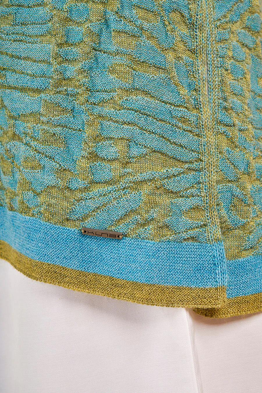 Venecia Cardigan Baby Alpaca Color Anatra&Fidji - Image 4