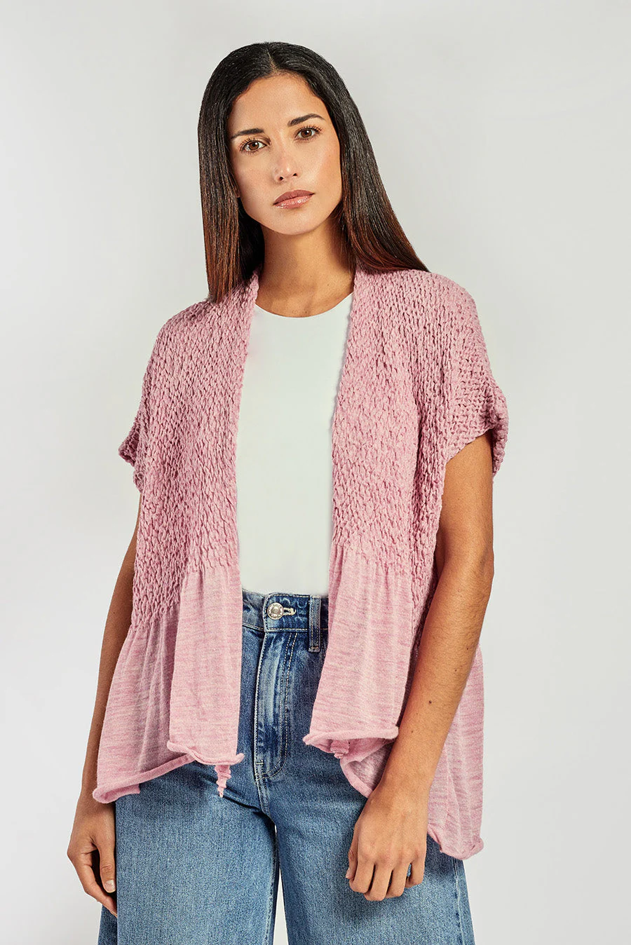 Vista Cardigan Baby Alpaca Color Mosqueta - Image 2